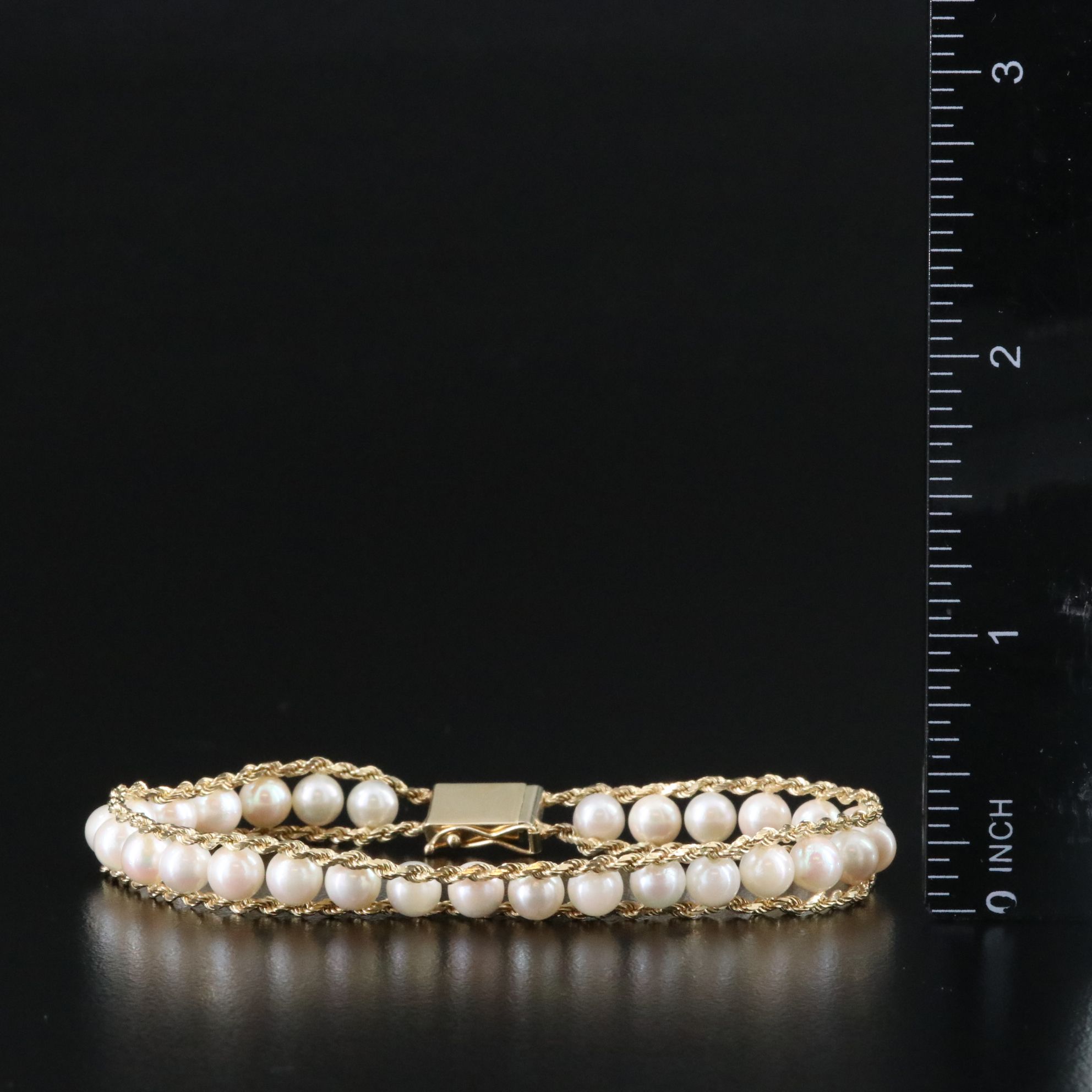 14K Pearl Bracelet