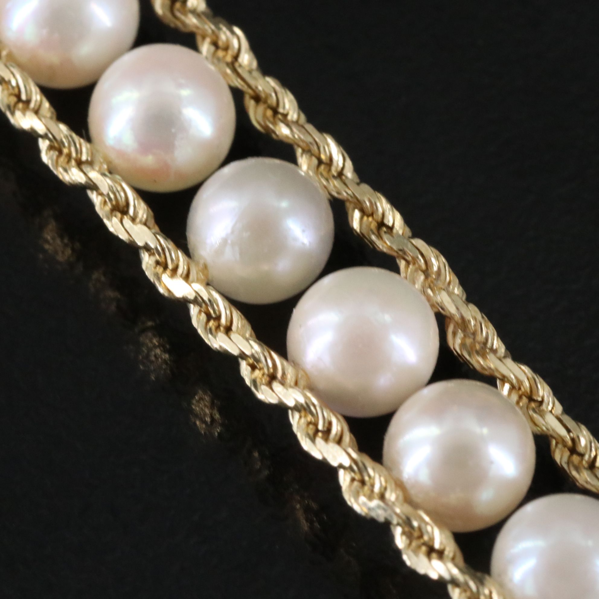 14K Pearl Bracelet