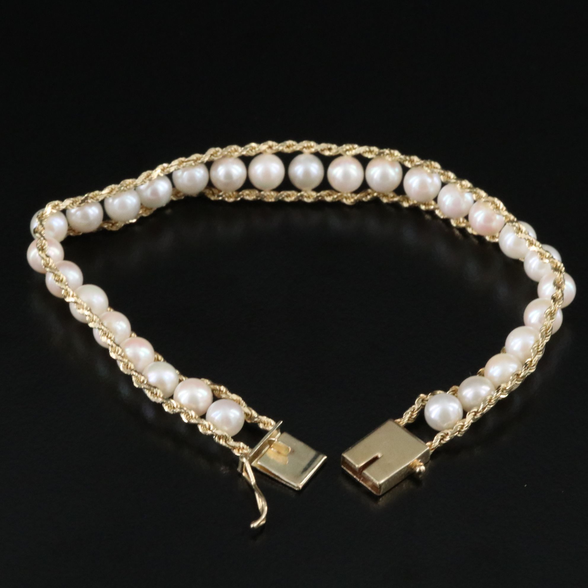 14K Pearl Bracelet