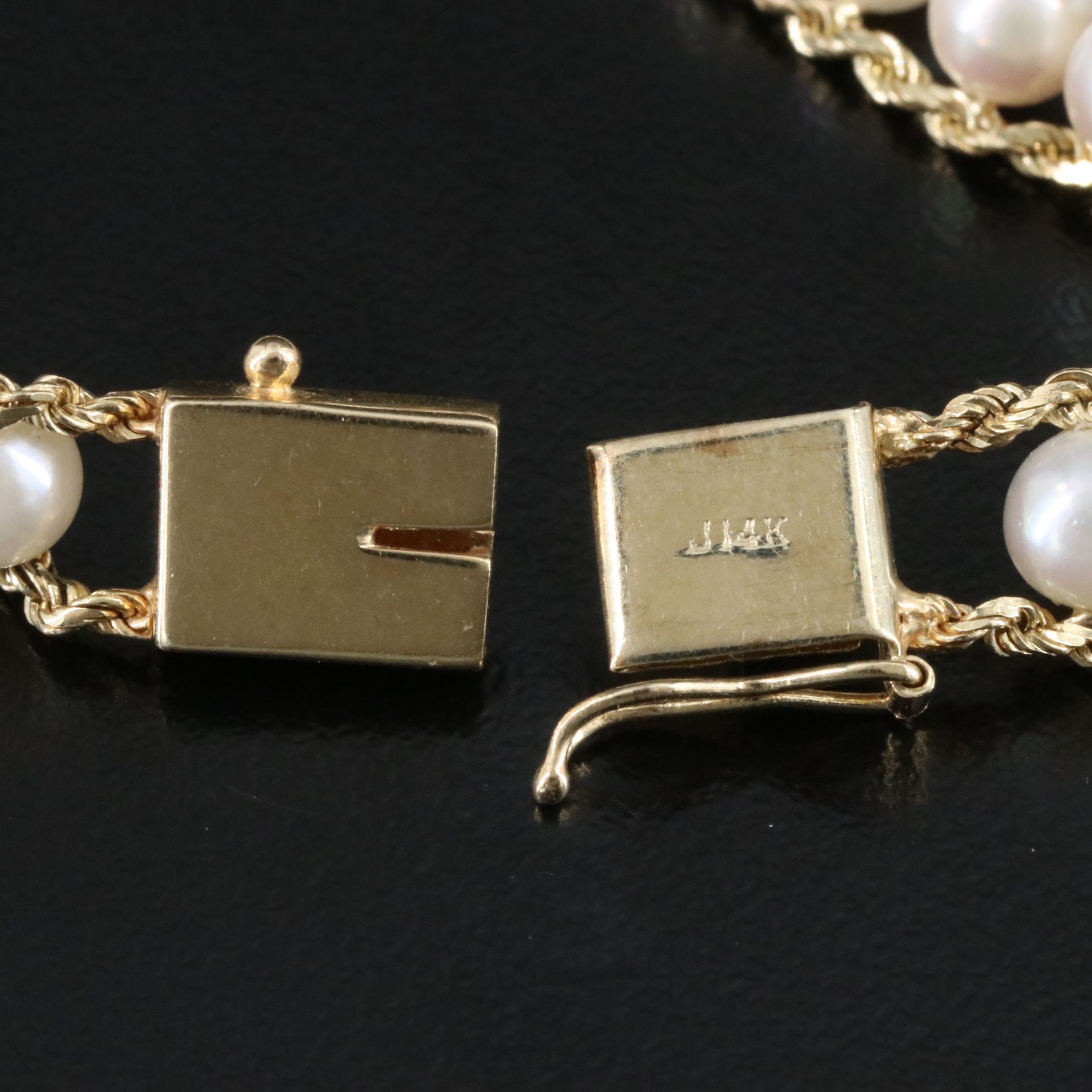 14K Pearl Bracelet