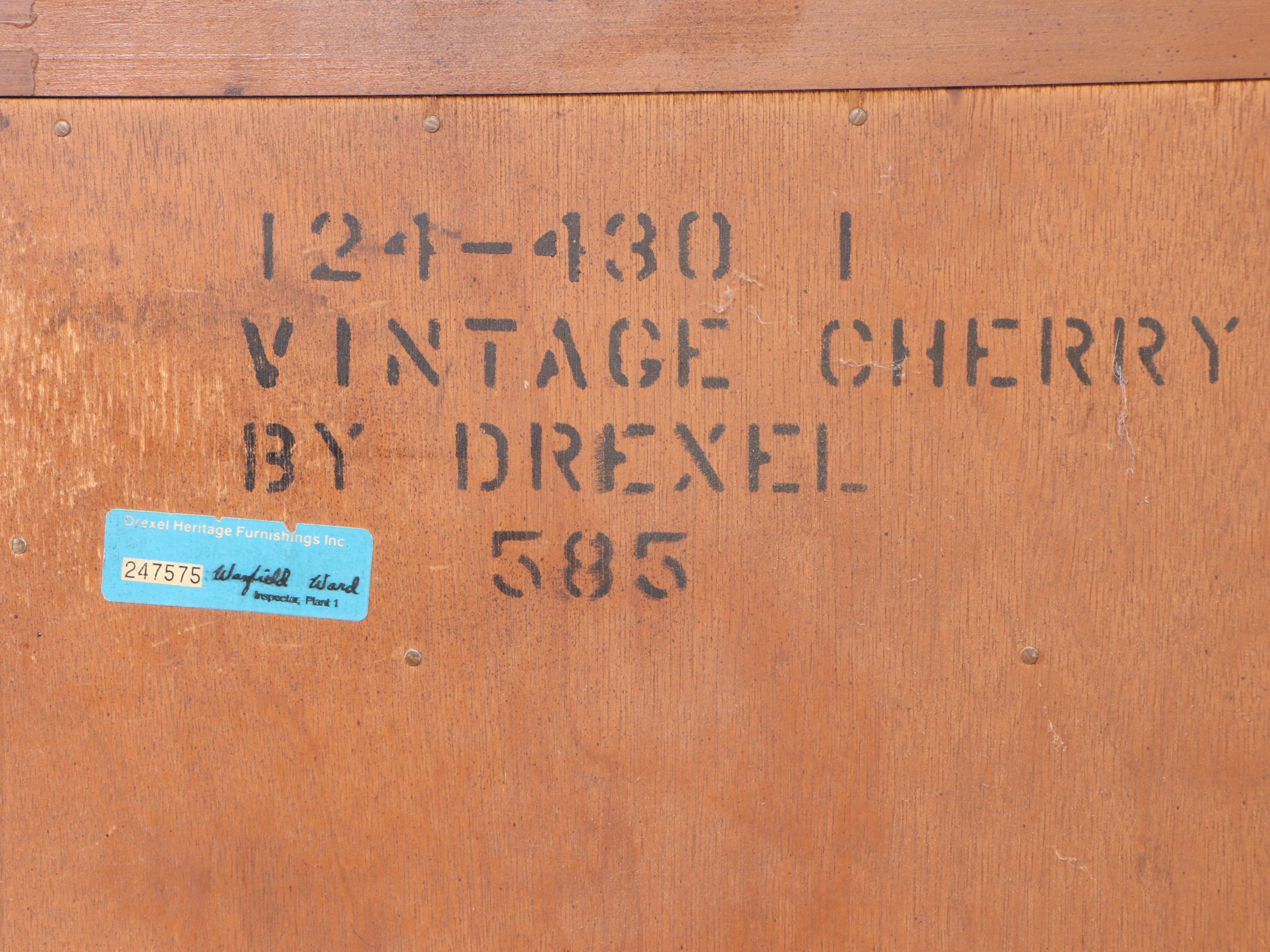 Drexel Chippendale Style Mahogany Finish Chest of Drawers