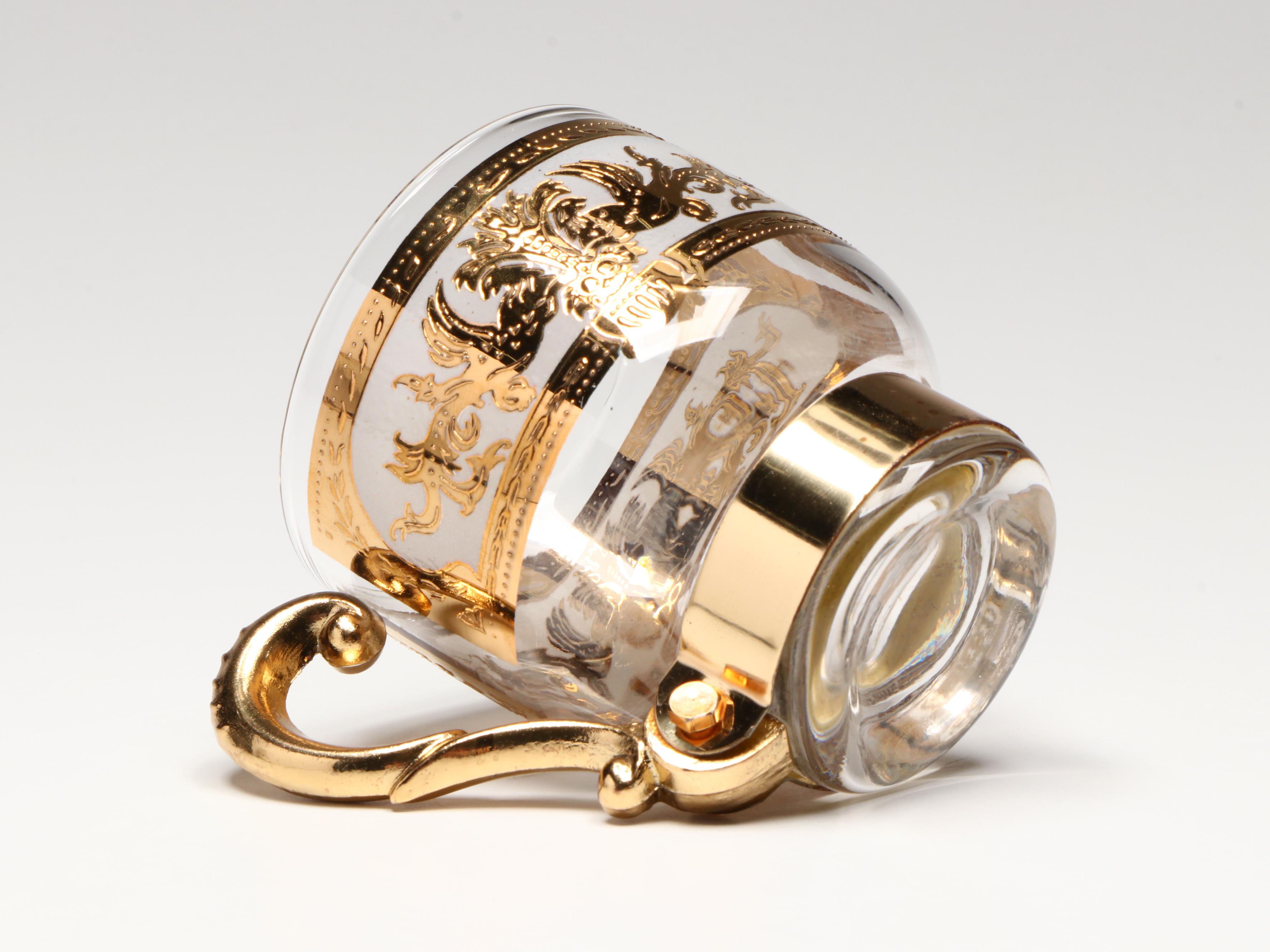 Retro Style Glass Cocktail Set