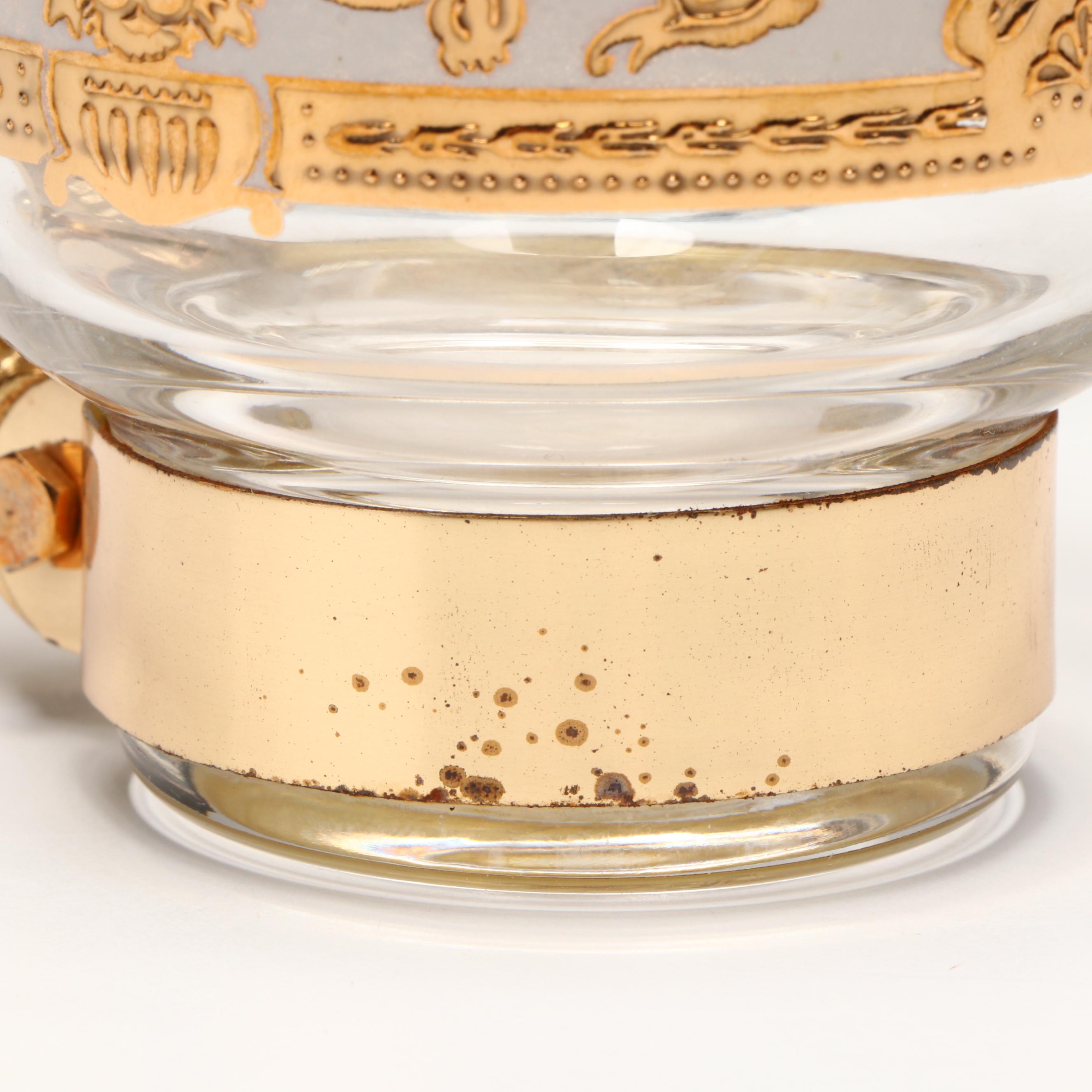 Retro Style Glass Cocktail Set