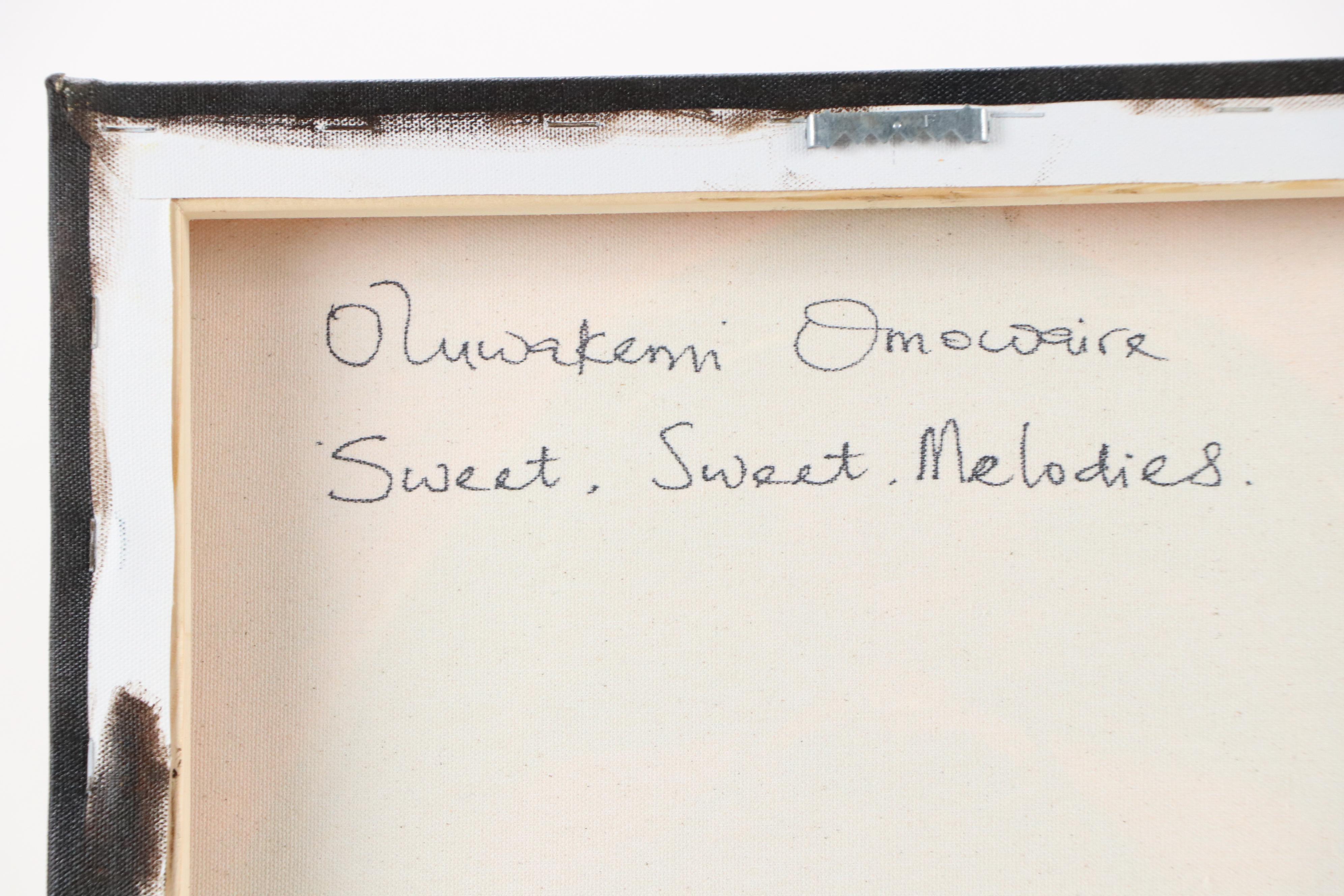 Oluwakemi Omowaire Oil Portrait "Sweet, Sweet, Melodies.," 21st Century
