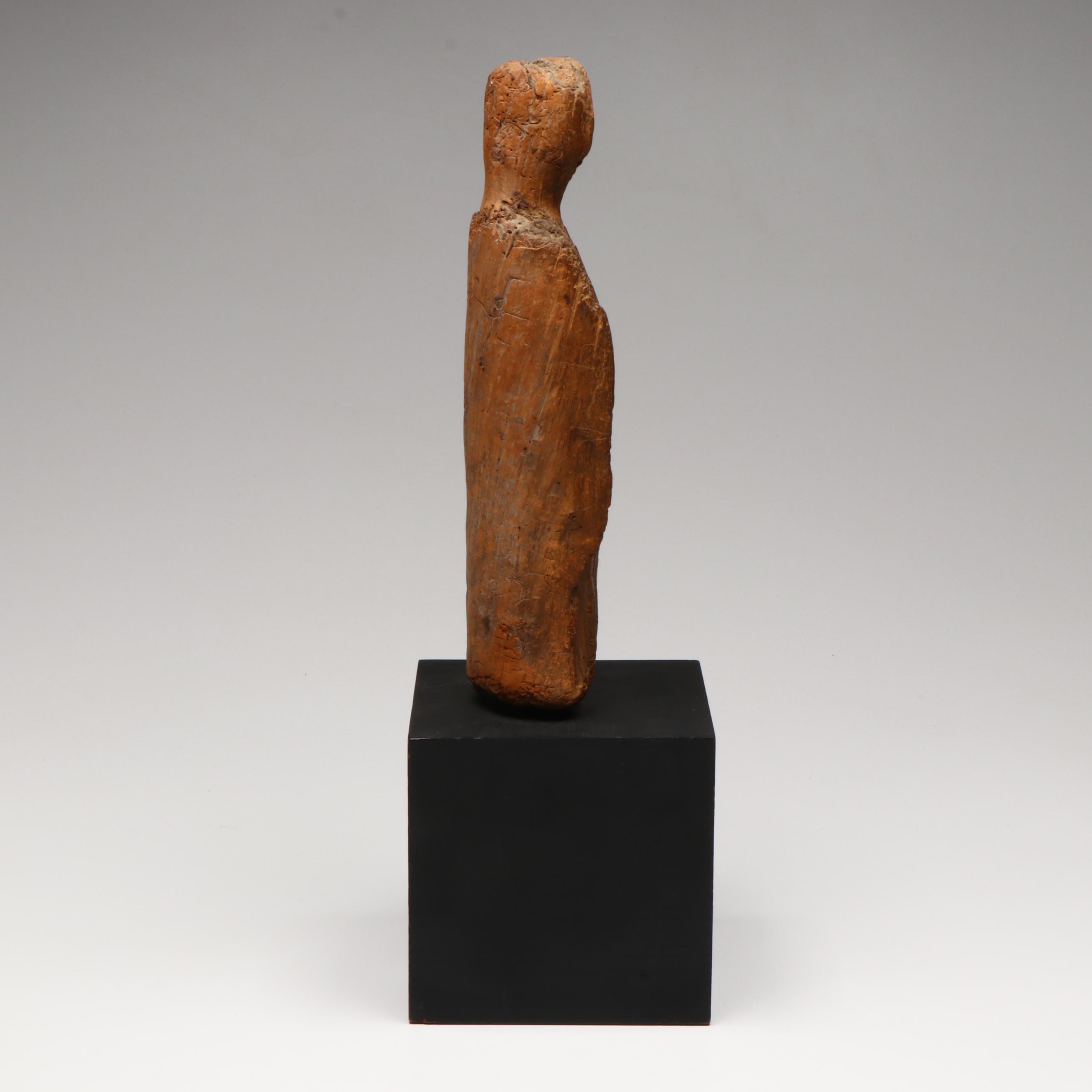 Carved Driftwood Figural Sculpture, Late 20th Century
