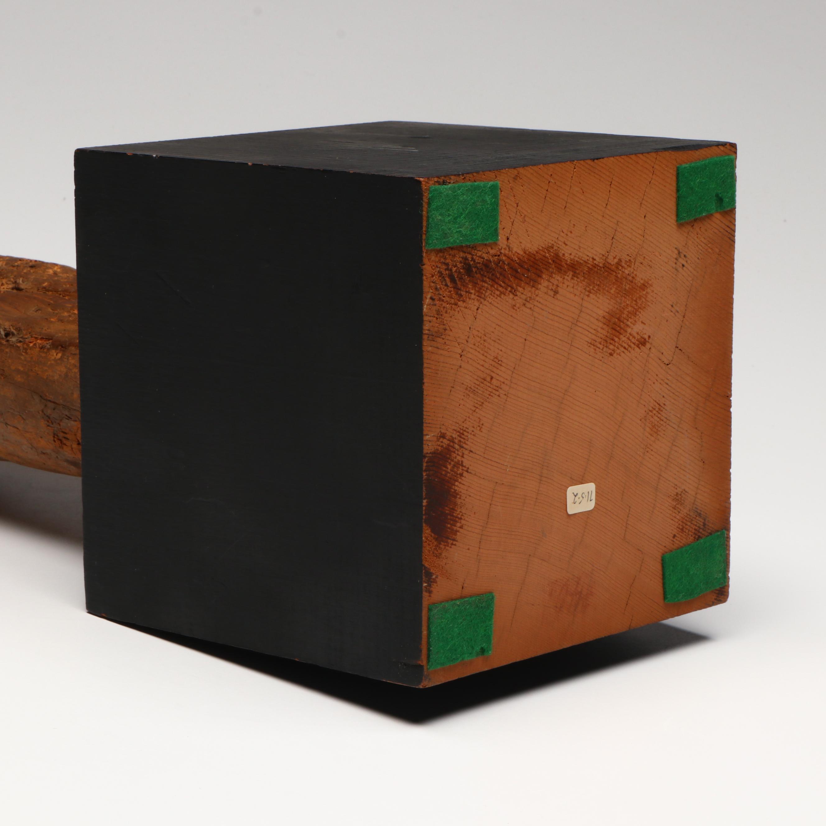 Carved Driftwood Figural Sculpture, Late 20th Century