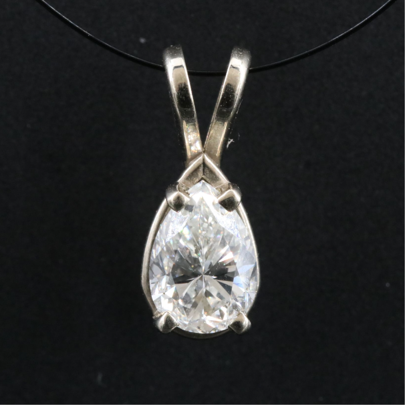 14K 0.69 CT Diamond Pendant