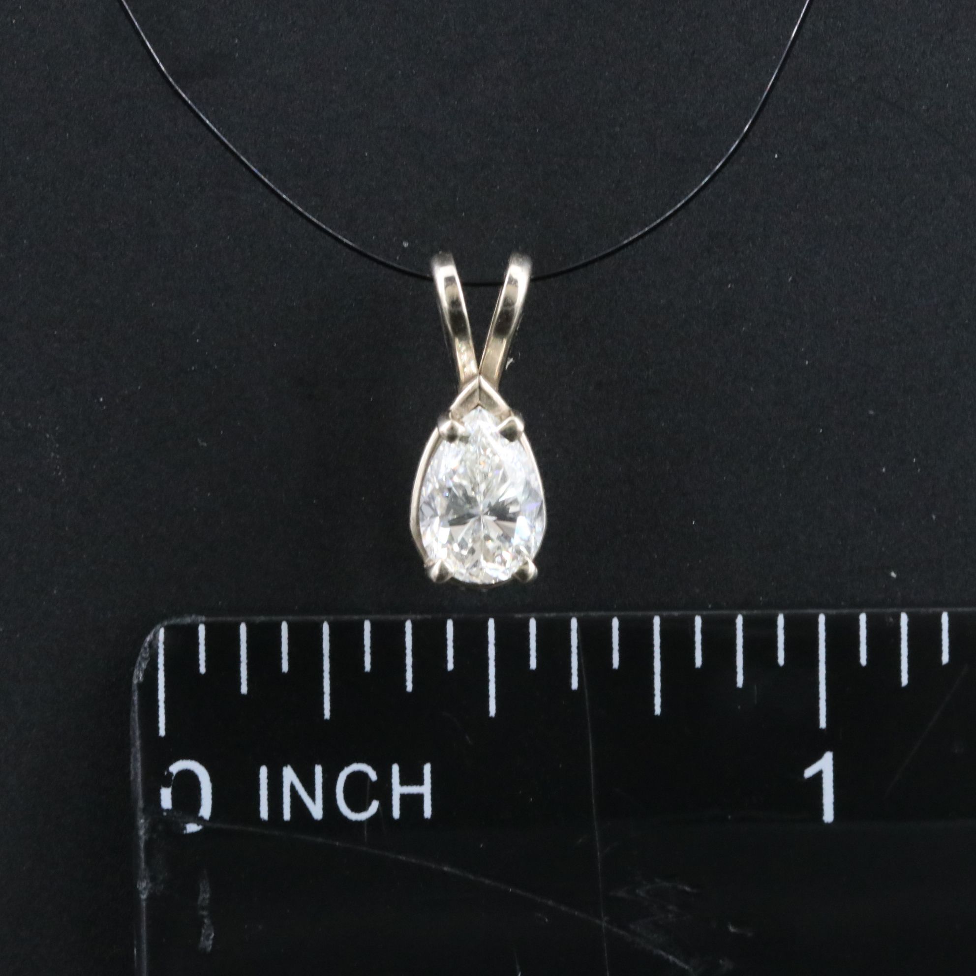 14K 0.69 CT Diamond Pendant