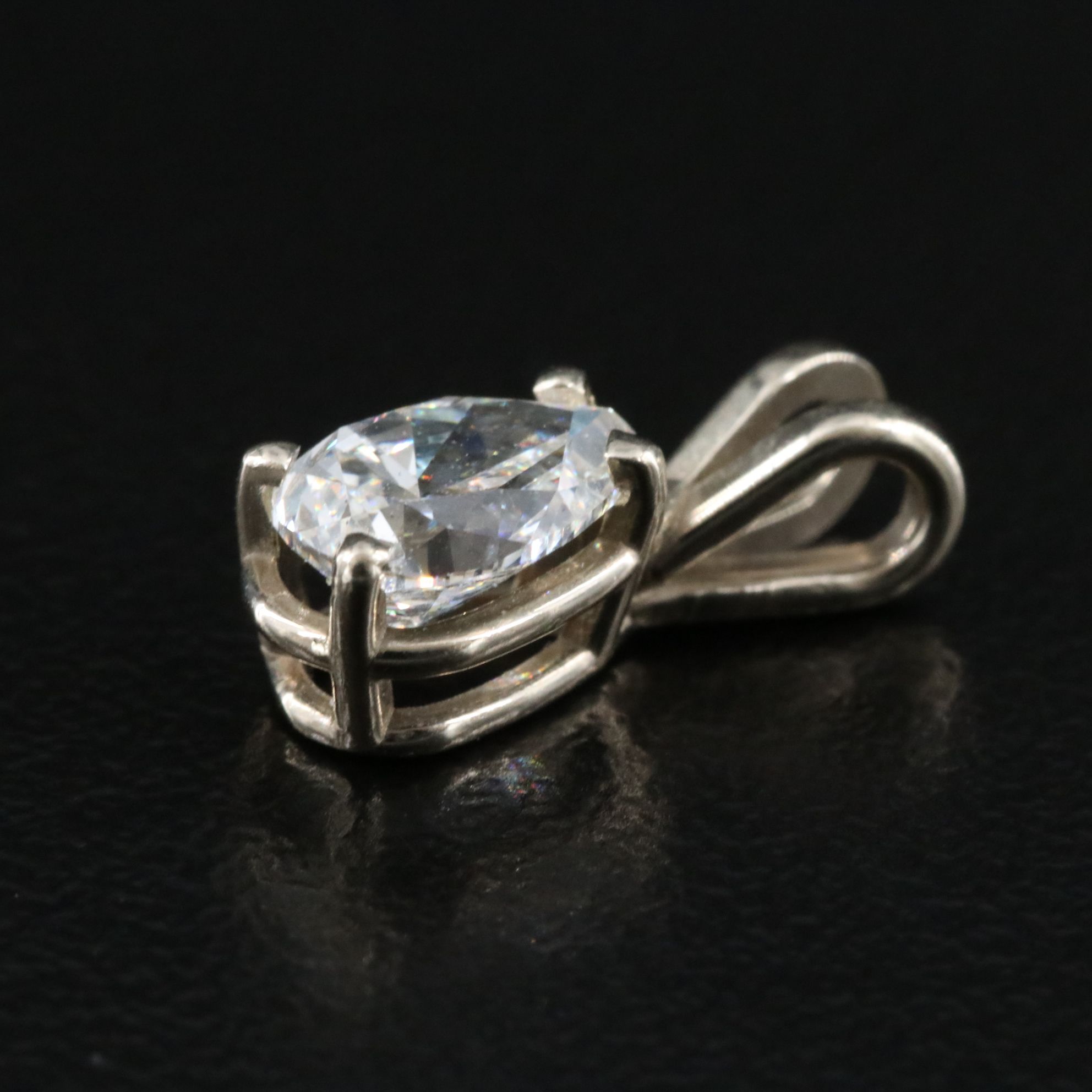 14K 0.69 CT Diamond Pendant