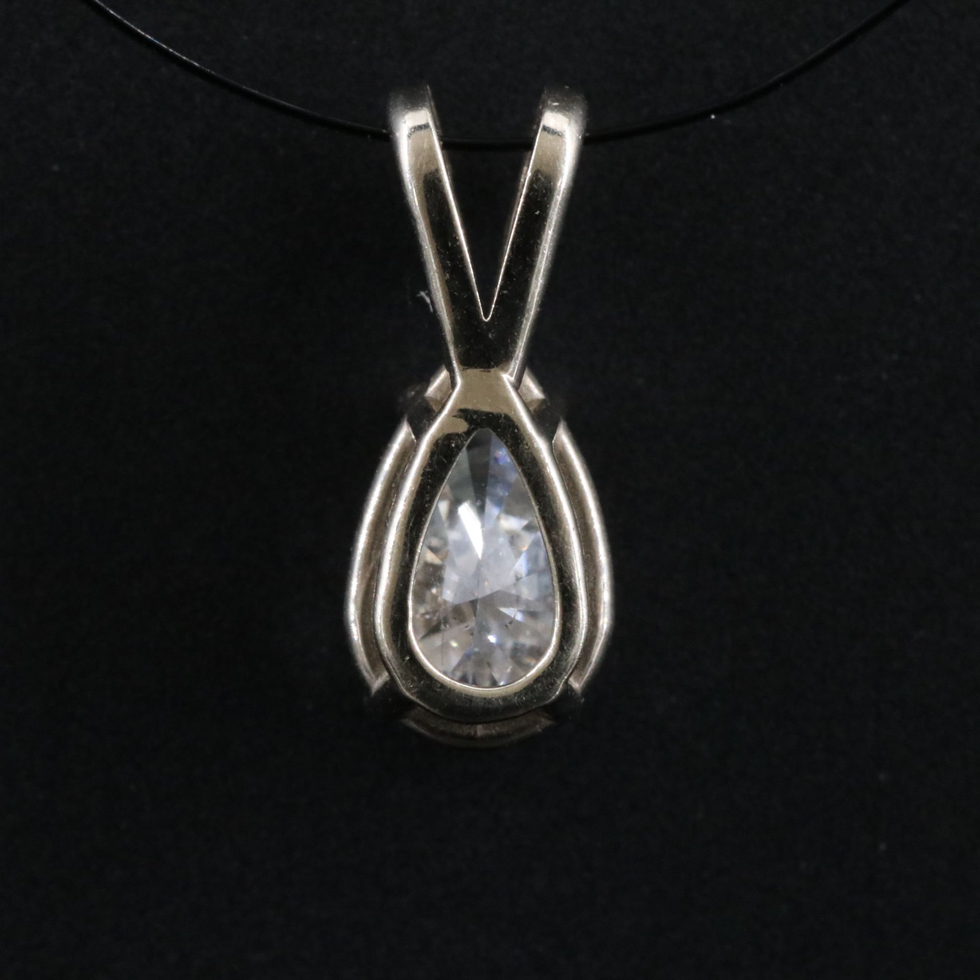 14K 0.69 CT Diamond Pendant