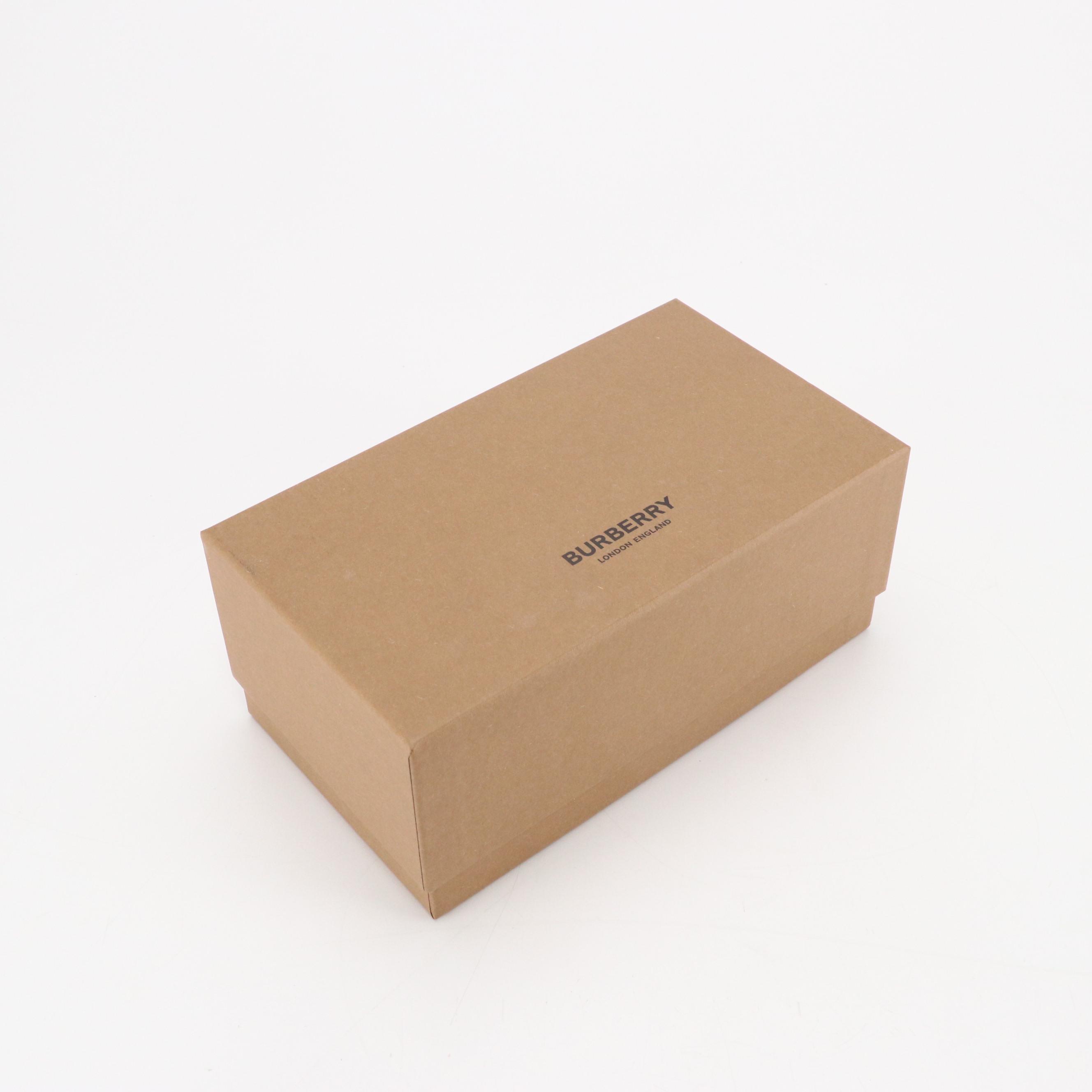 Burberry OBE4419 Check Square Sunglasses in Blue