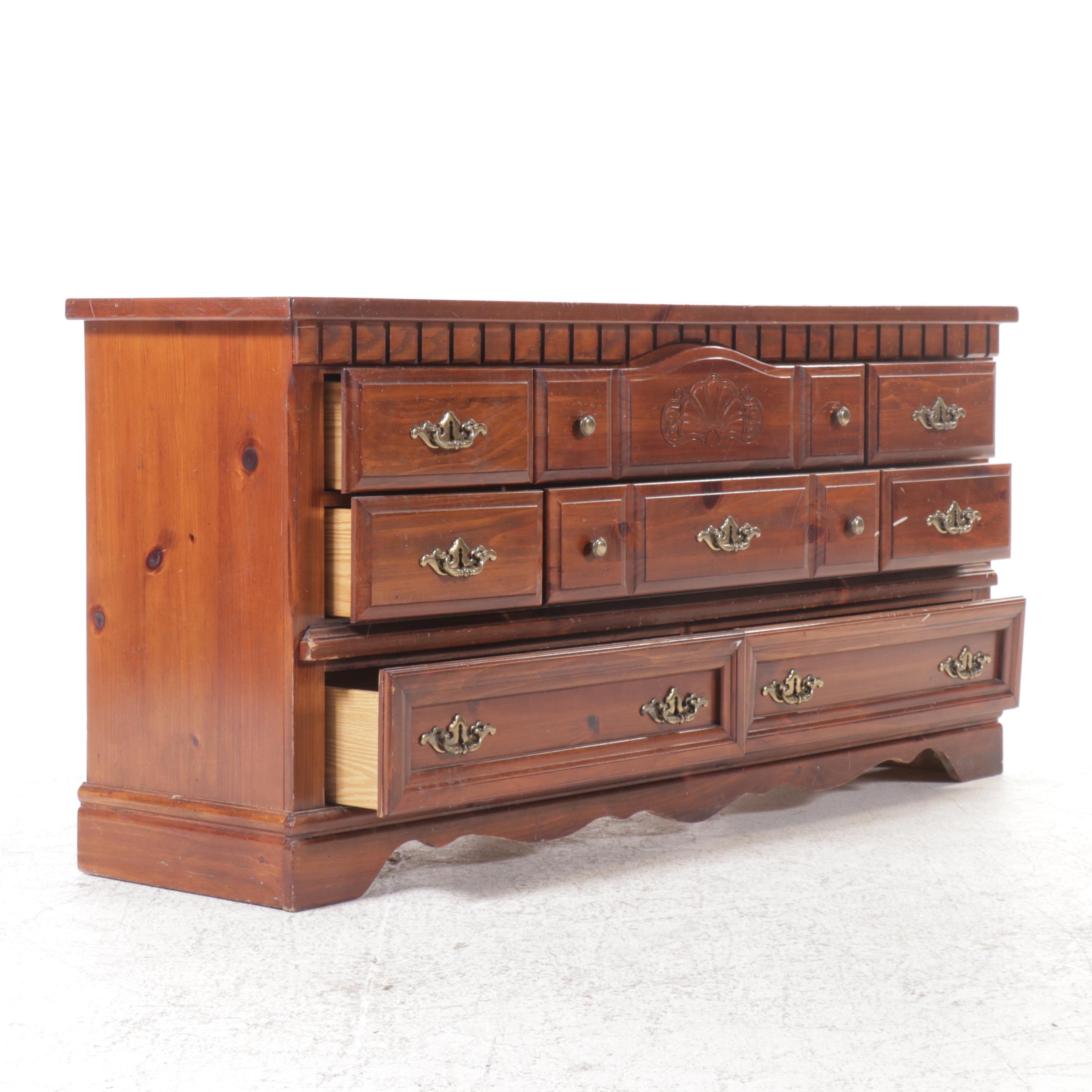 Federal Style Mahogany Tall Chest and Dresser