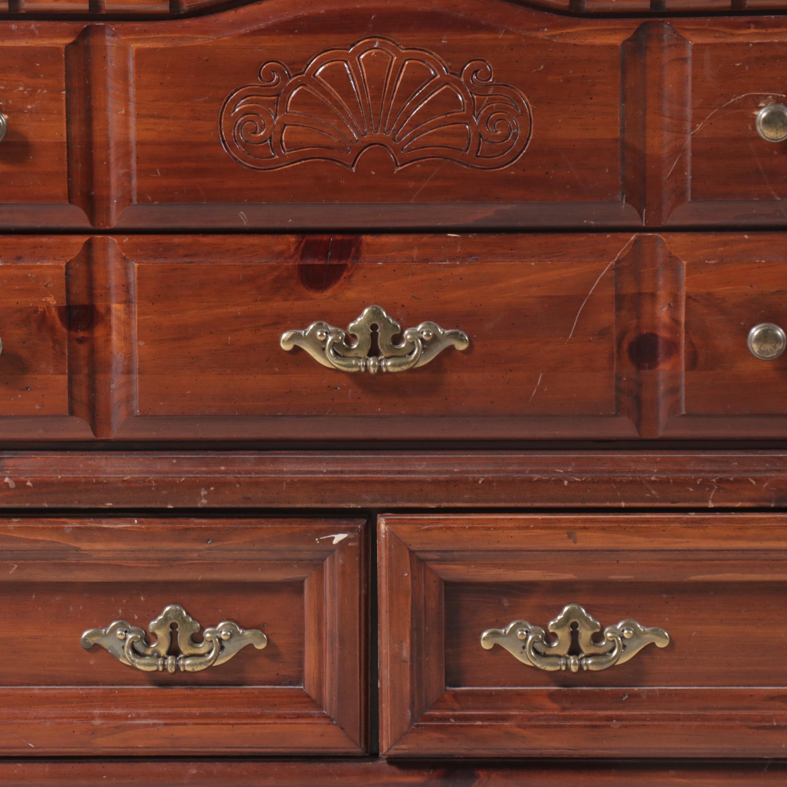 Federal Style Mahogany Tall Chest and Dresser