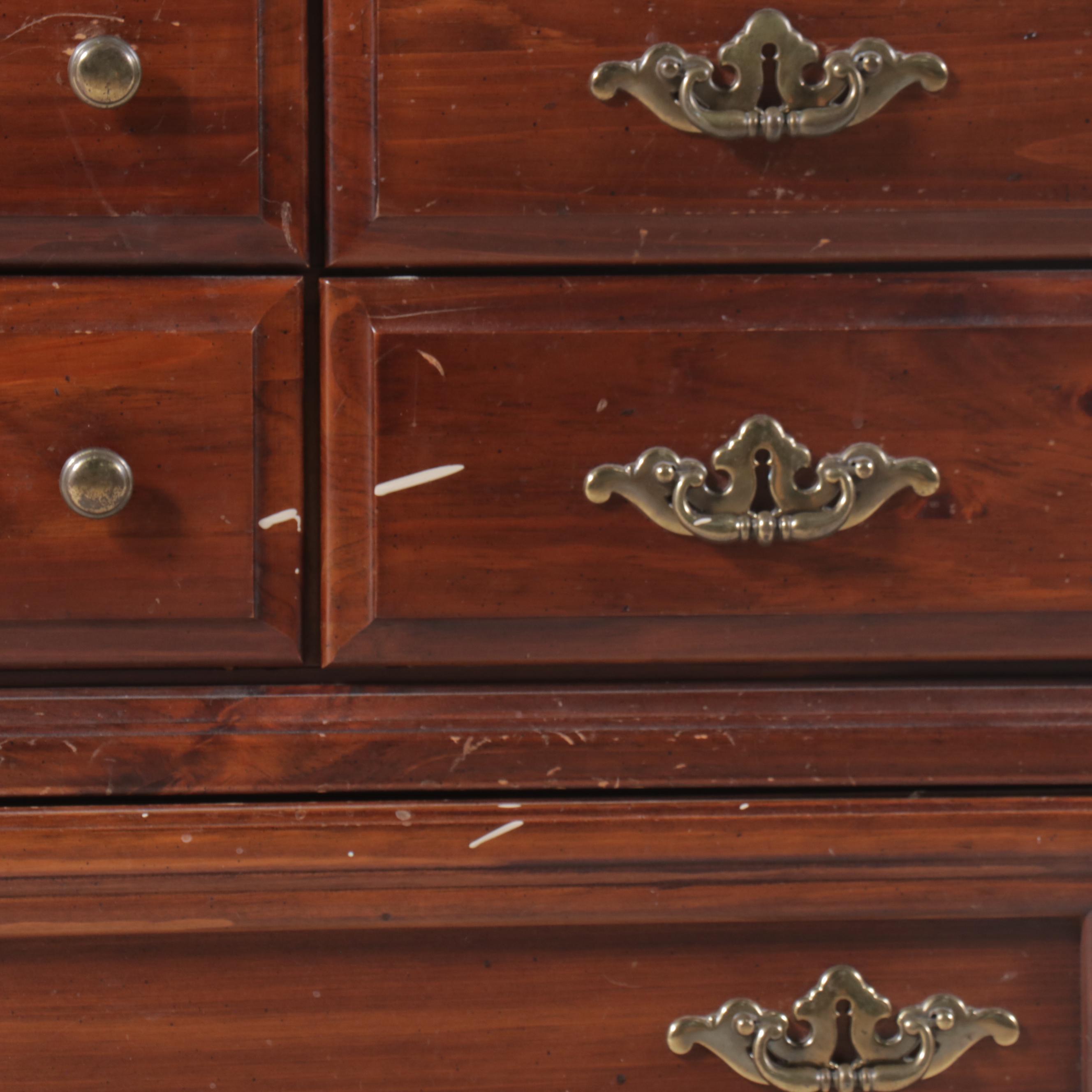 Federal Style Mahogany Tall Chest and Dresser