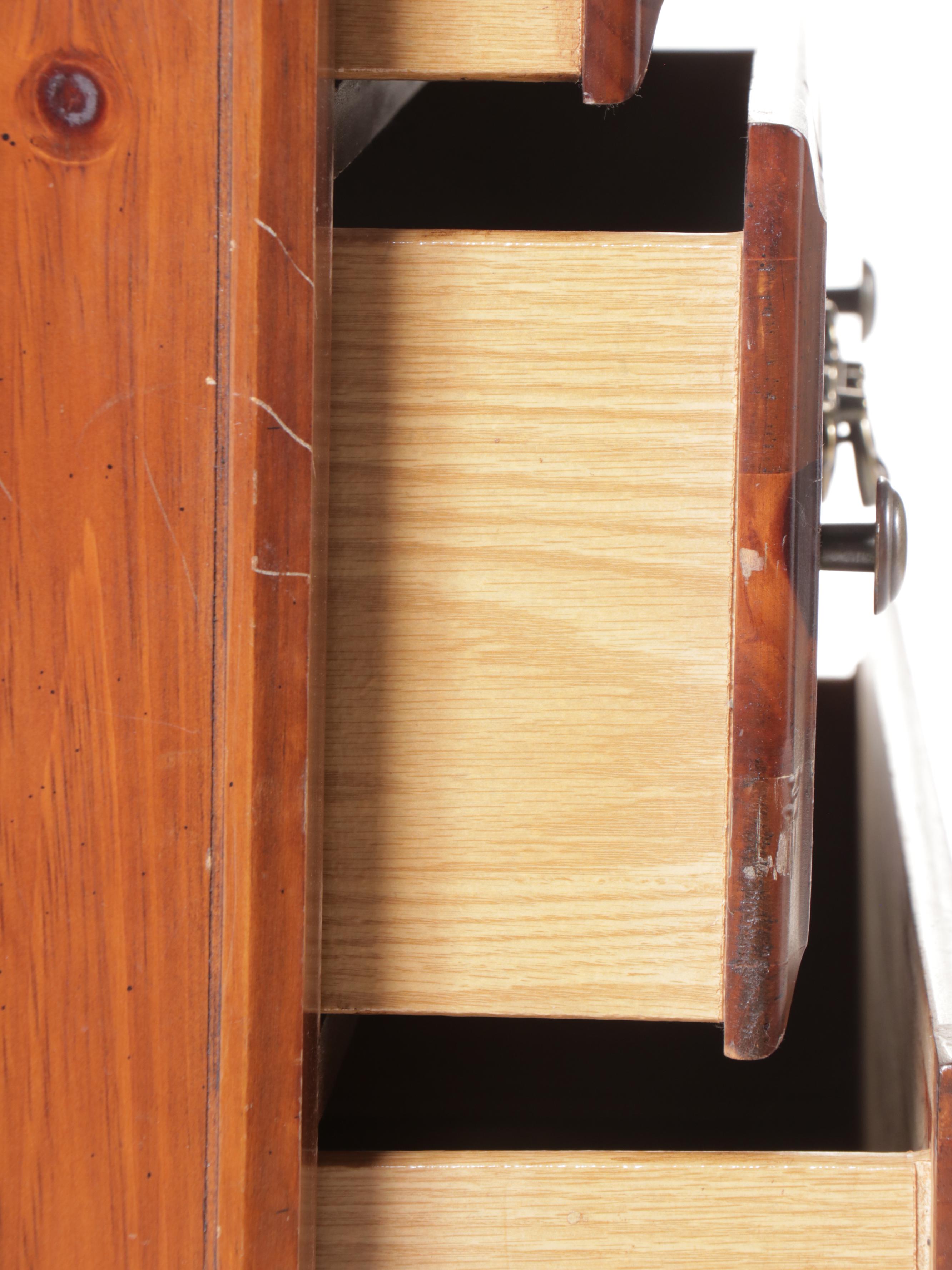 Federal Style Mahogany Tall Chest and Dresser