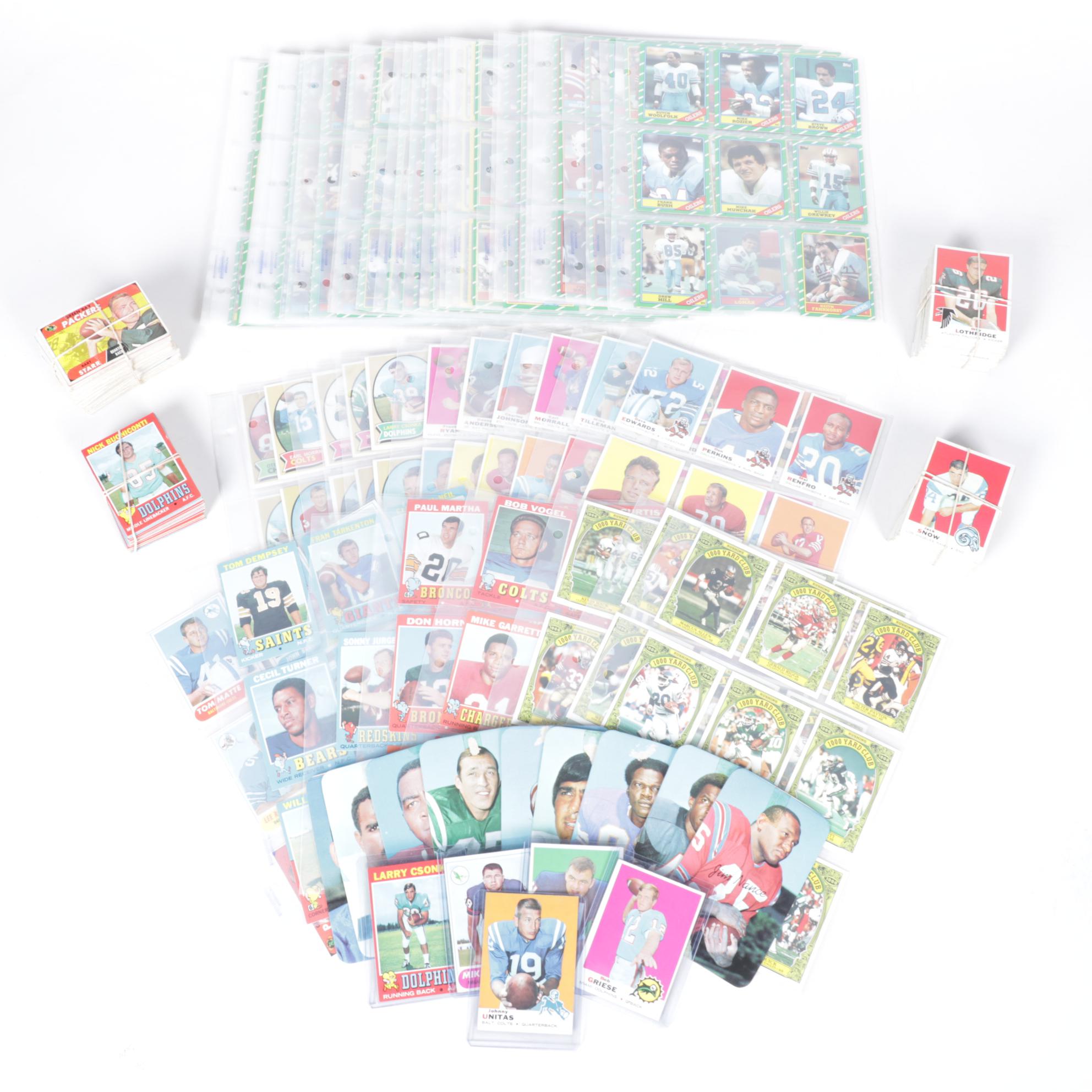 Topps Football Cards, 1970s–1980s