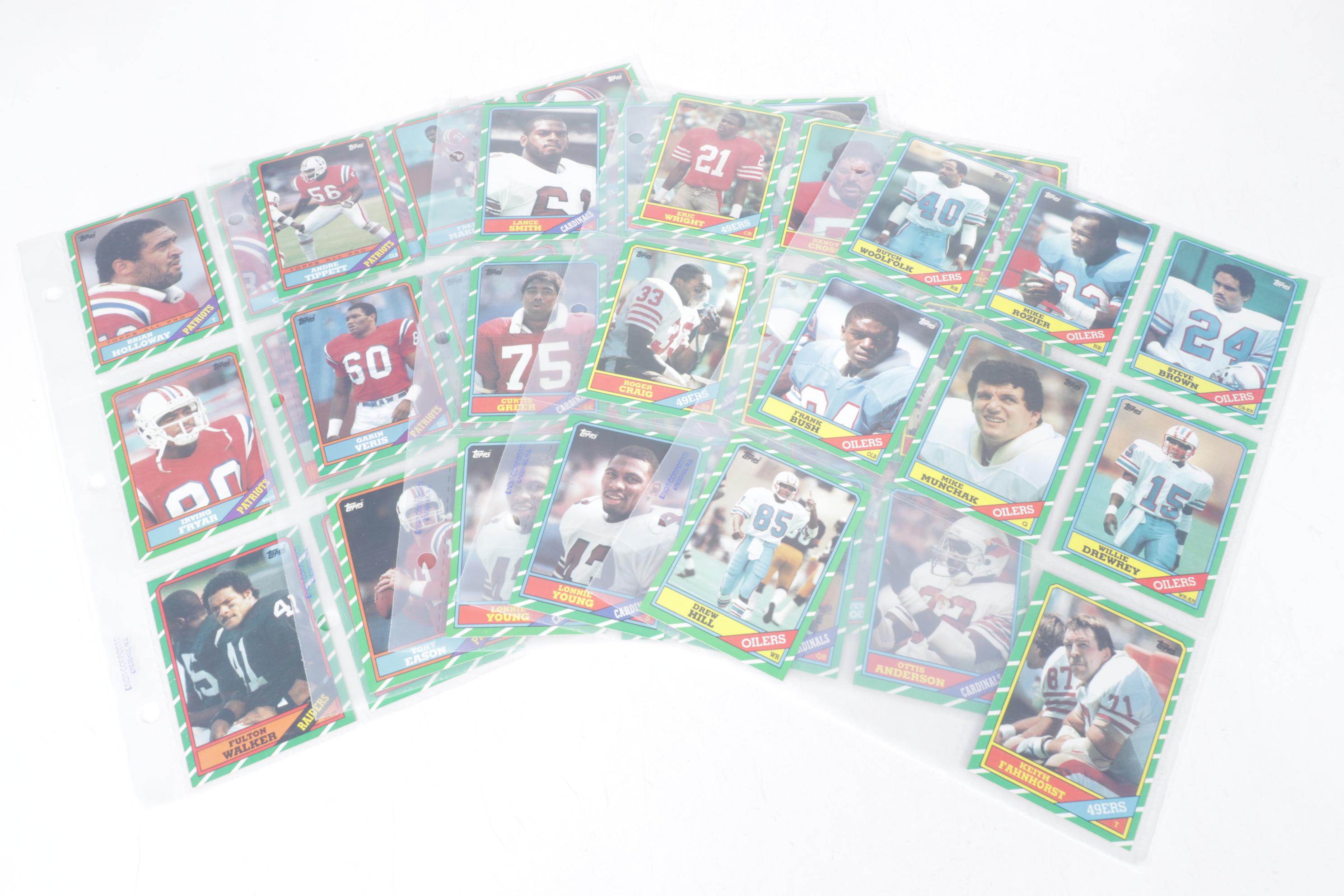 Topps Football Cards, 1970s–1980s