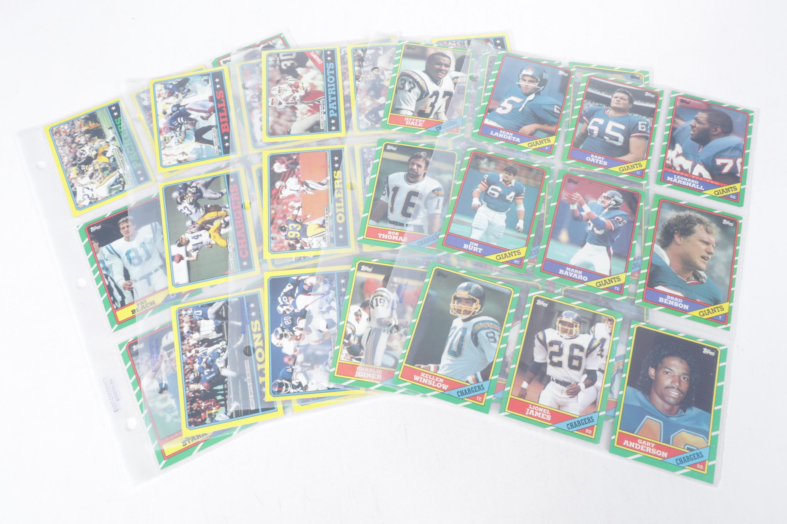 Topps Football Cards, 1970s–1980s