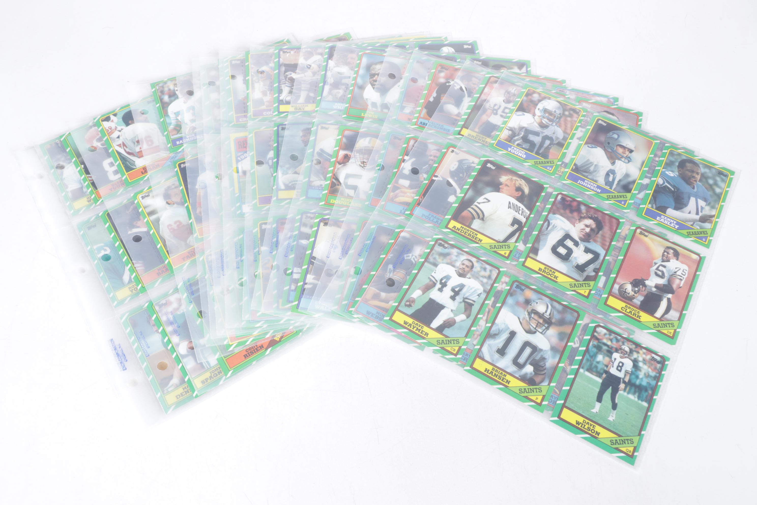 Topps Football Cards, 1970s–1980s