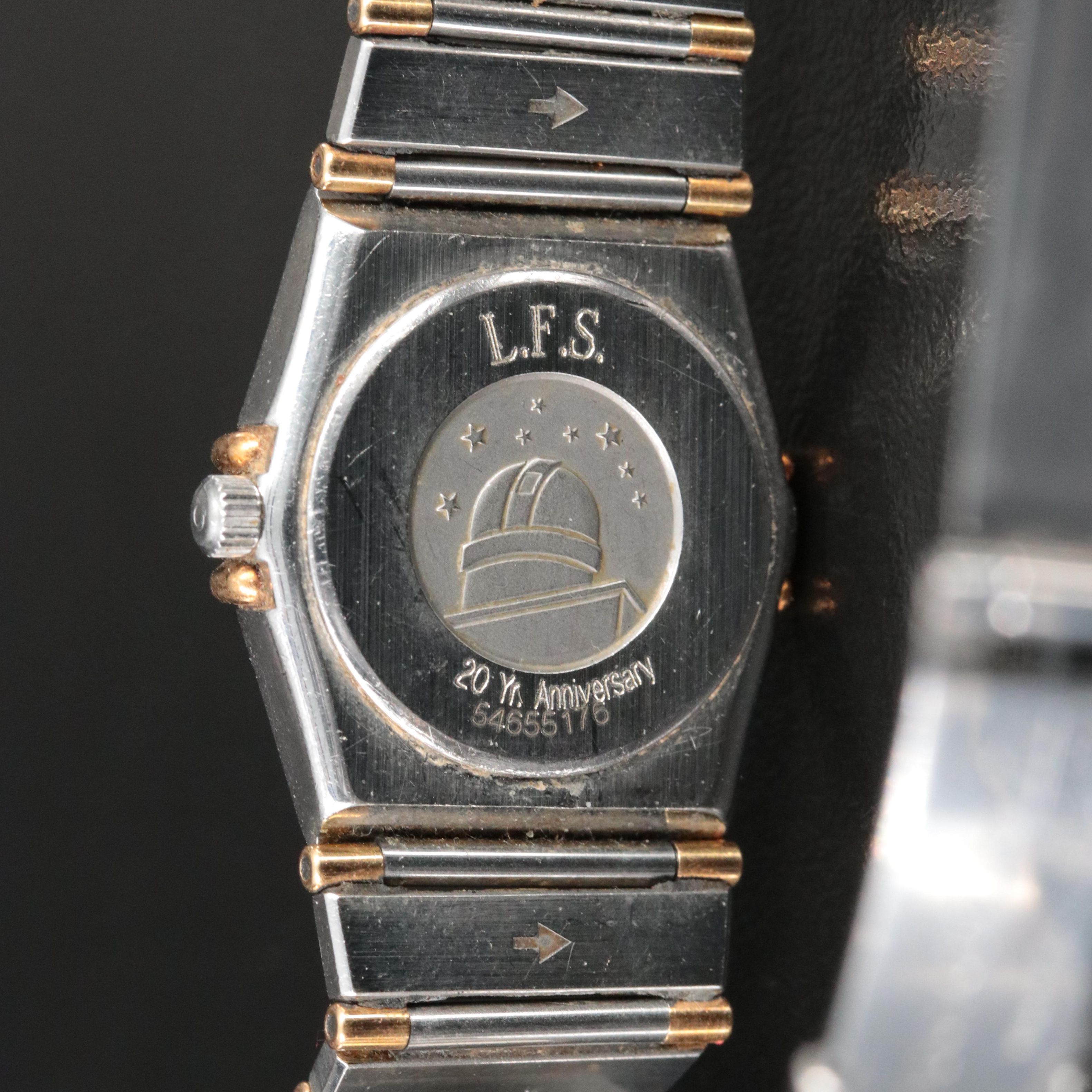 Omega Constellation 18K Gold and Steel Quartz Watch