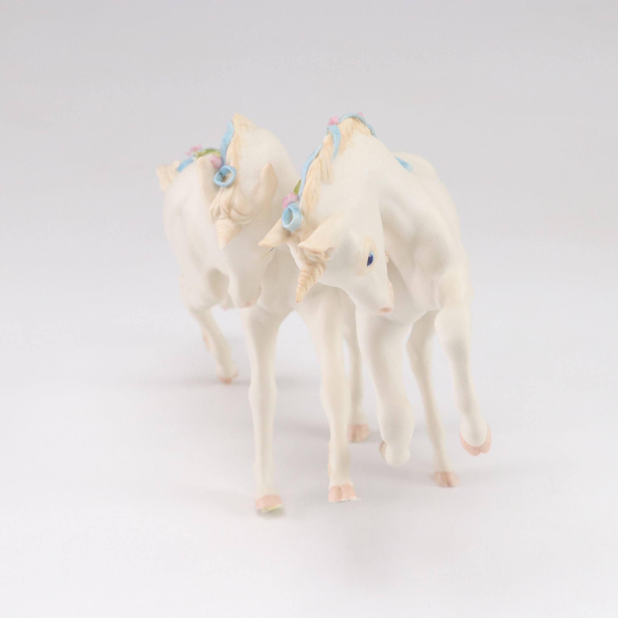 Cybis Porcelain "Frolic and Gambol" Unicorn Figurines