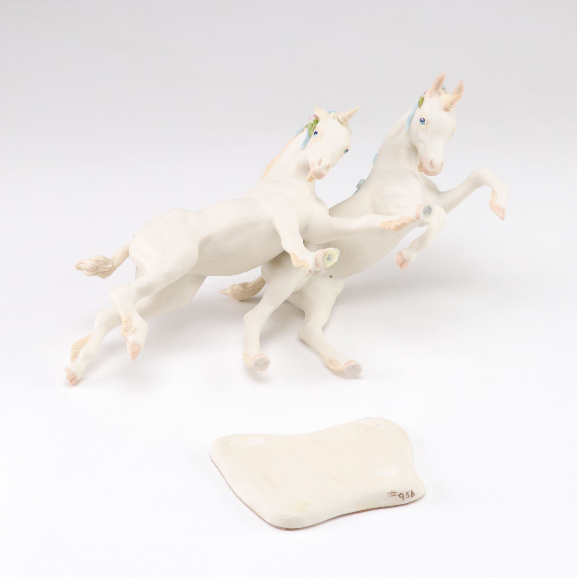 Cybis Porcelain "Frolic and Gambol" Unicorn Figurines