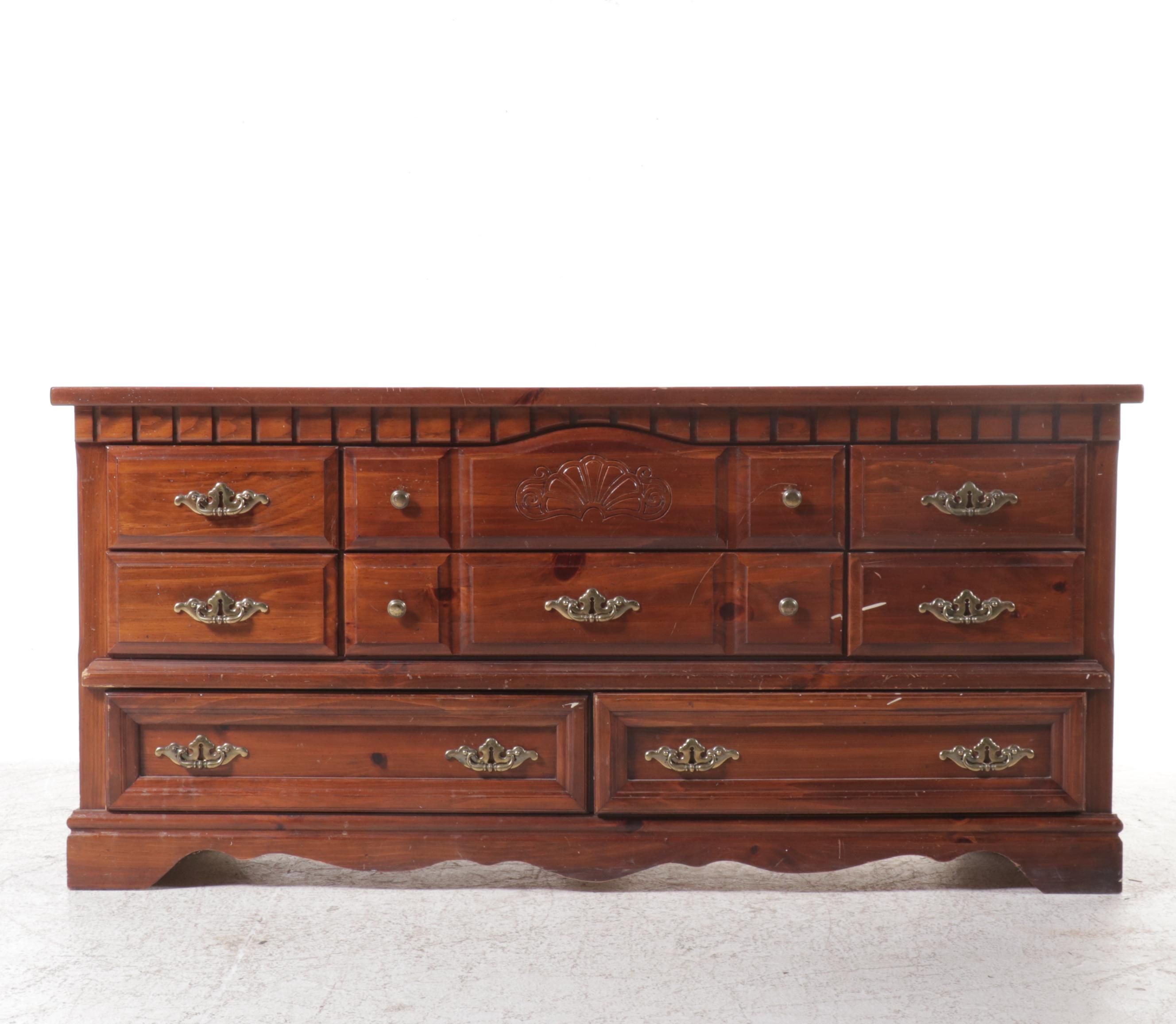Federal Style Mahogany Tall Chest and Dresser