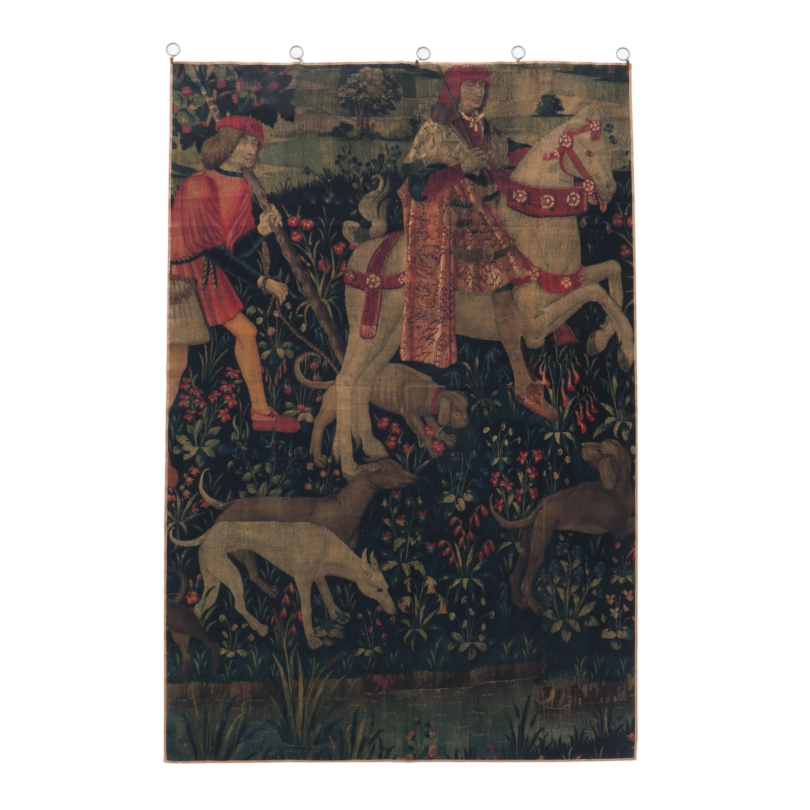 Dark Academia Medieval Style Tapestry Panel