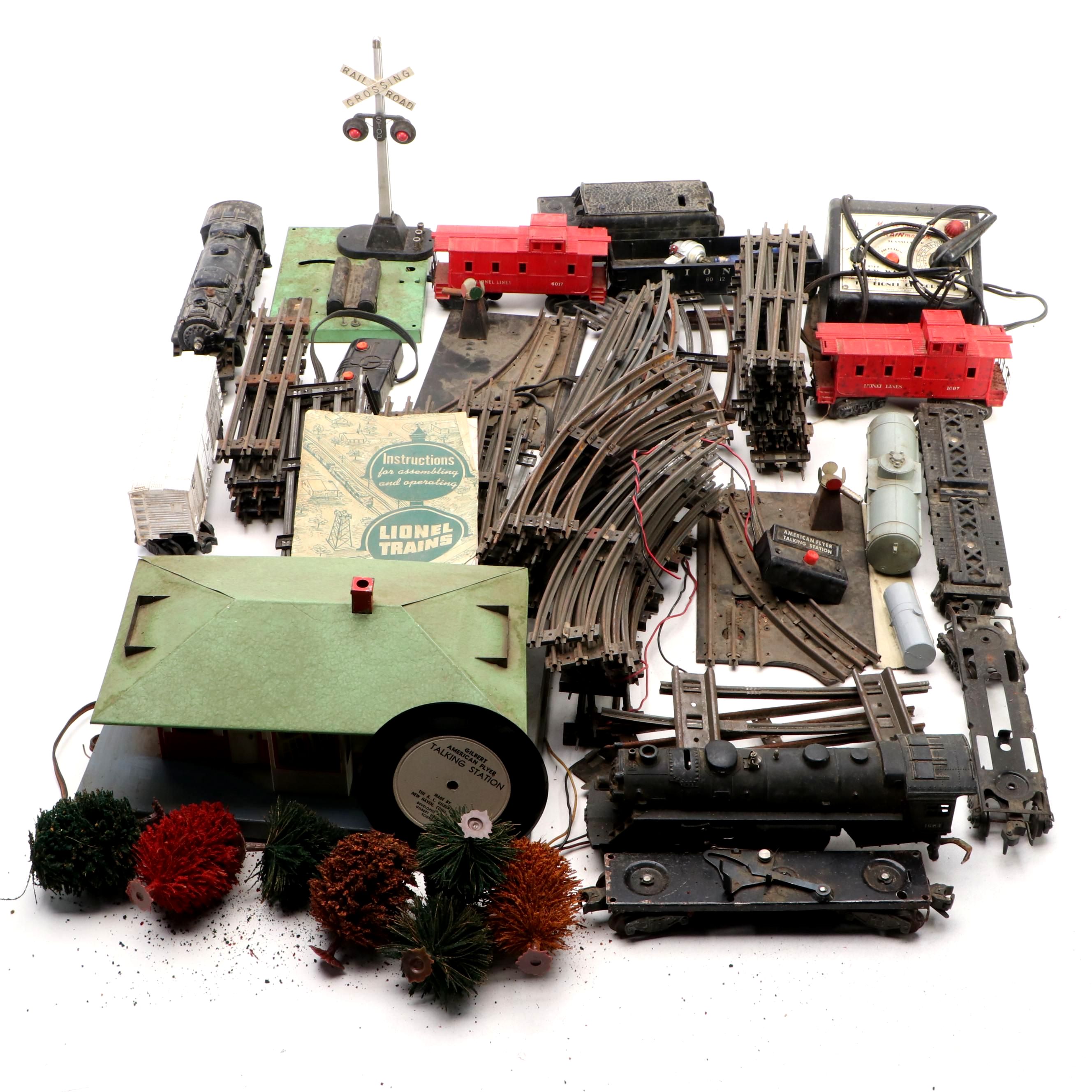 Lionel Trains, Scenery and A. C. Gilbert Co. American Flyer Accessories