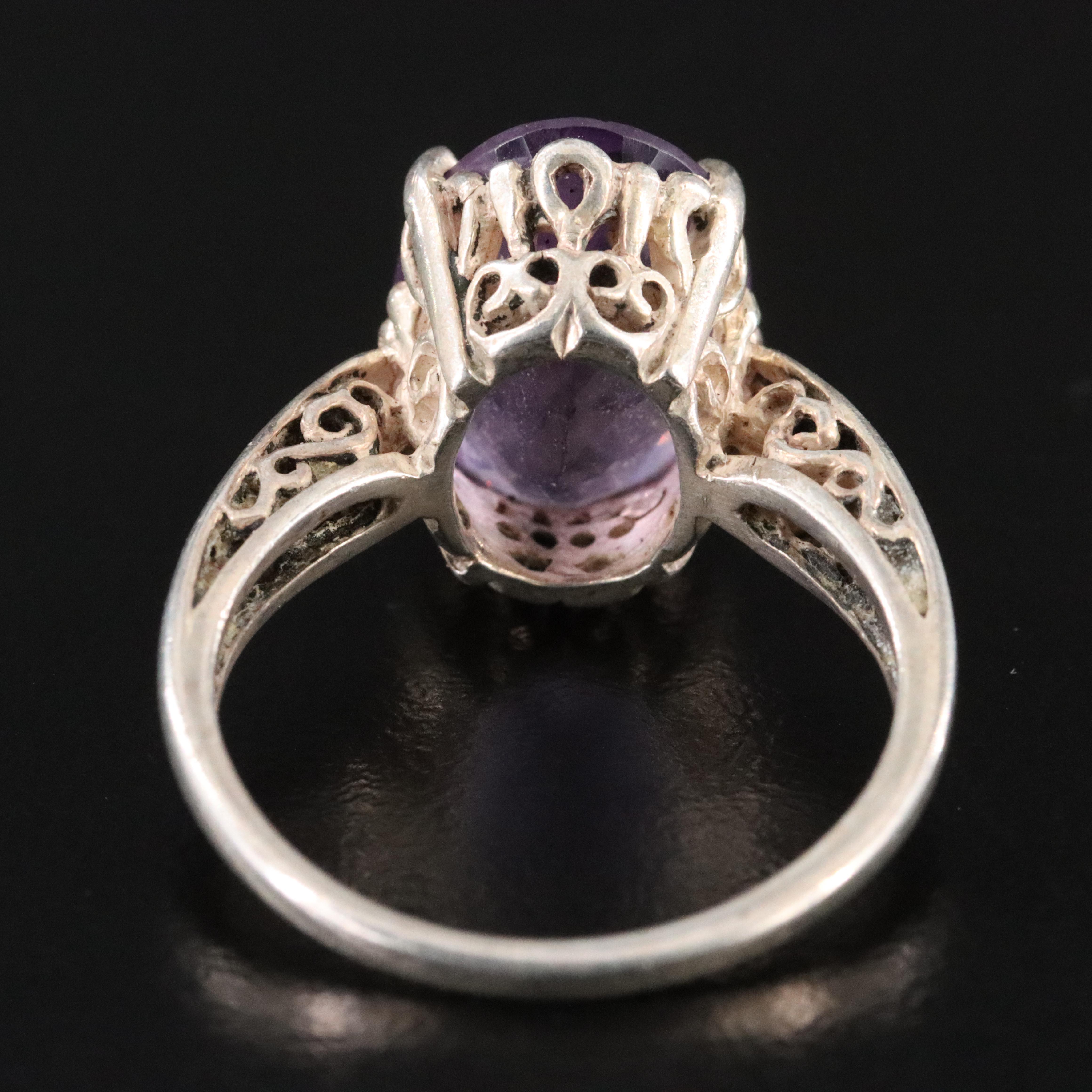 Kabana Sterling Amethyst Ring