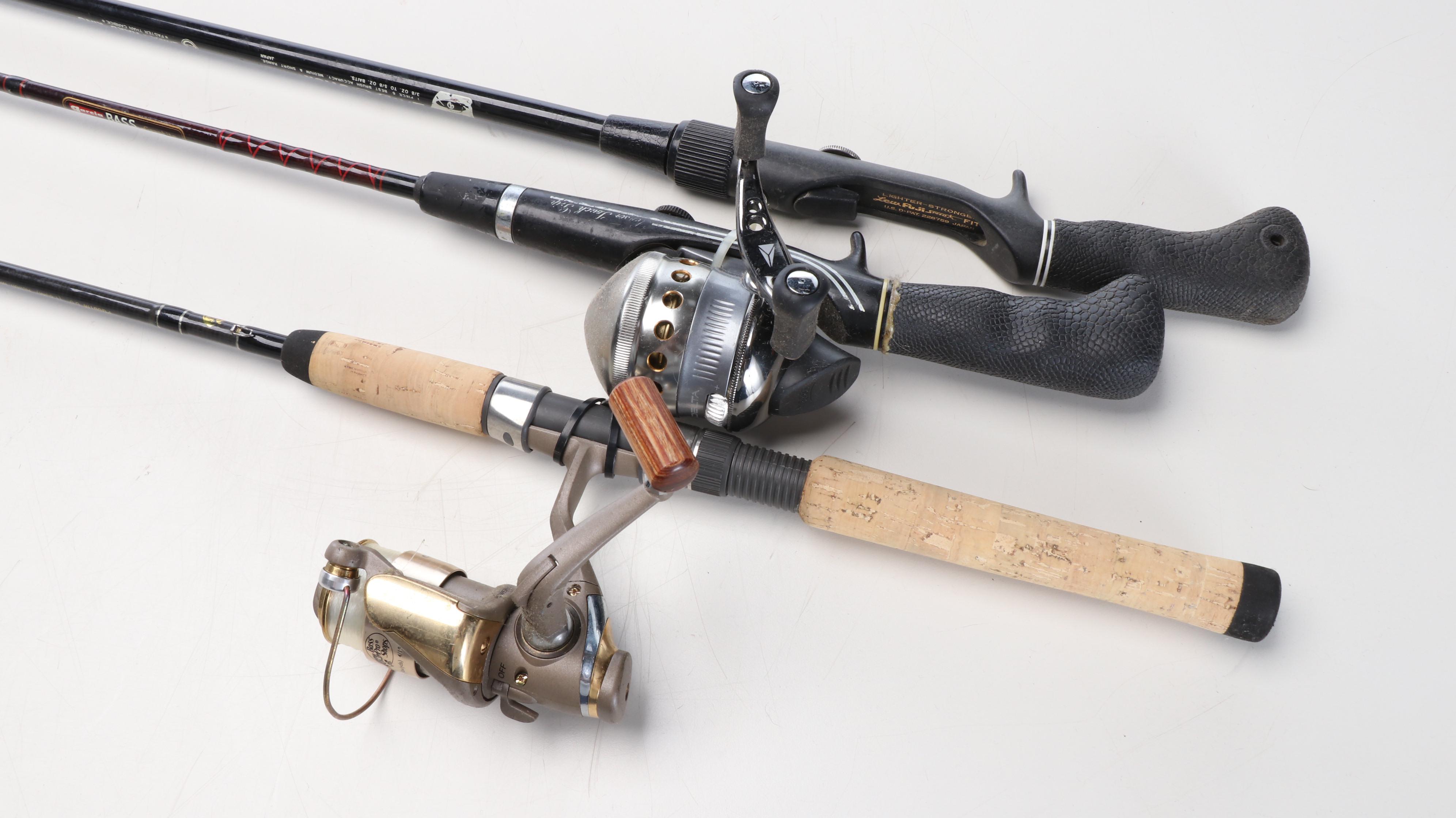 Bass Pro, Lew's, and Delta Fishing Rods