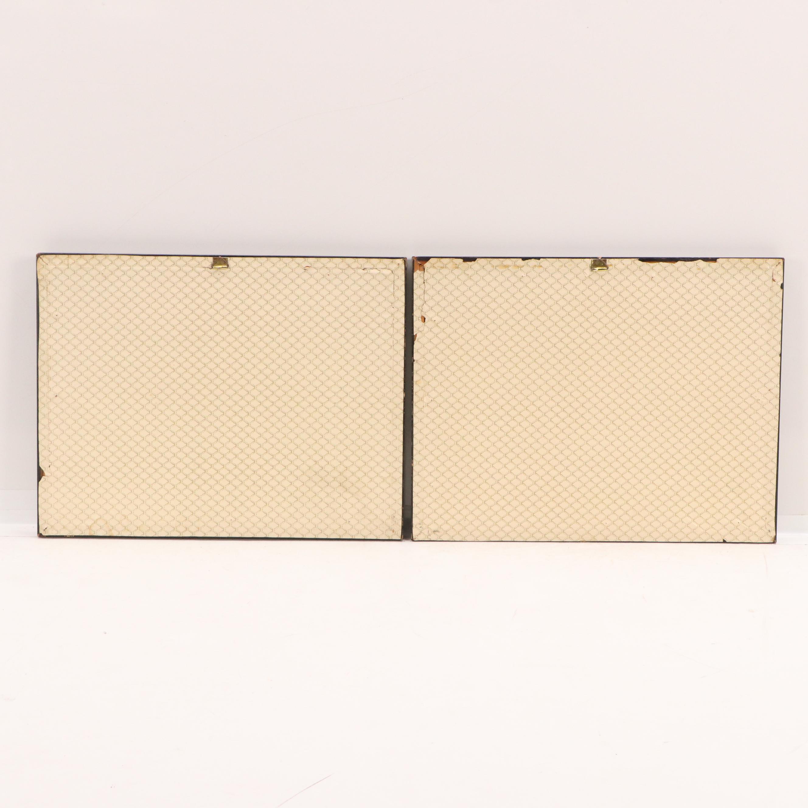 WWII Cartoon Ink Drawings Including "Smoked Earth Policy"