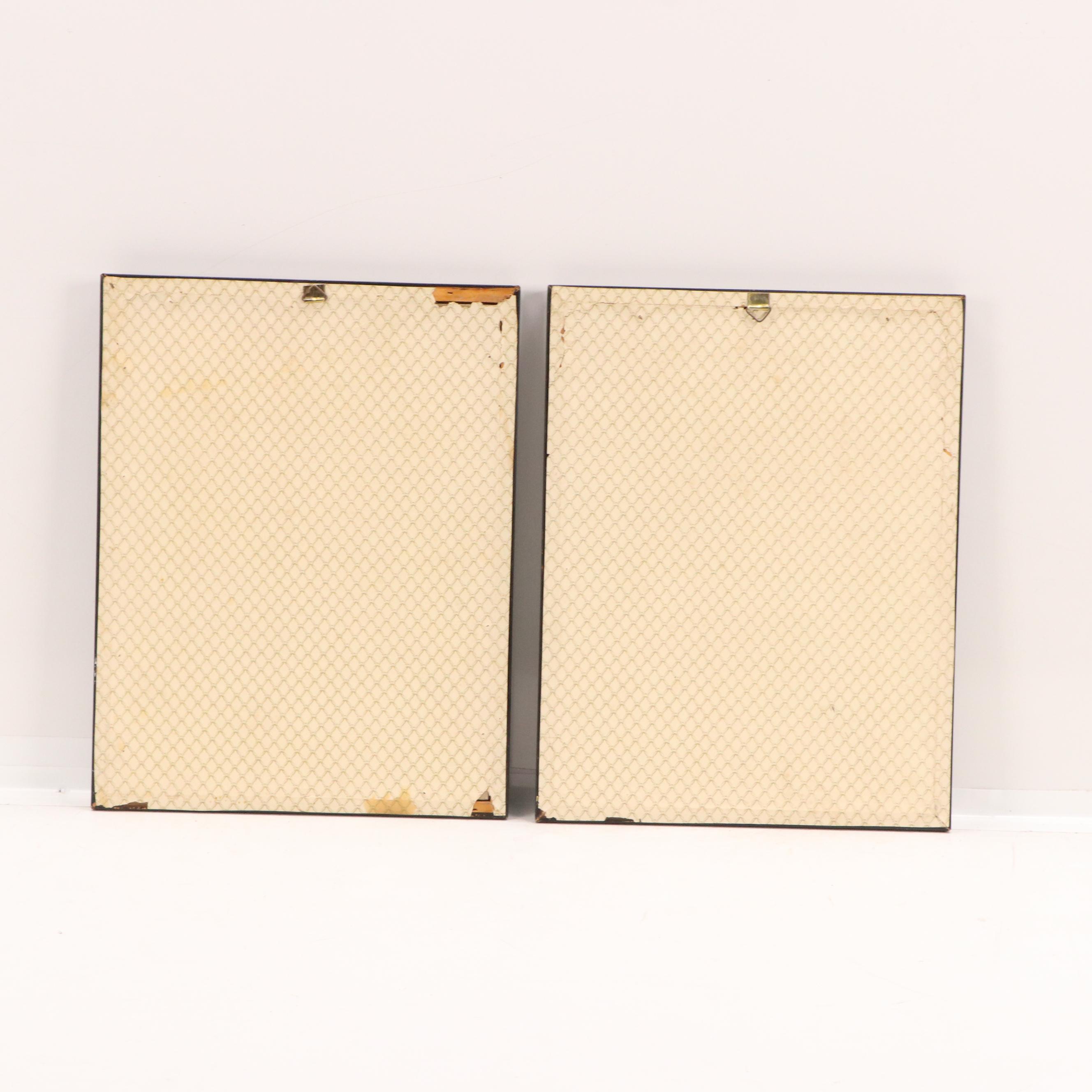 WWII Cartoon Ink Drawings Including "Smoked Earth Policy"