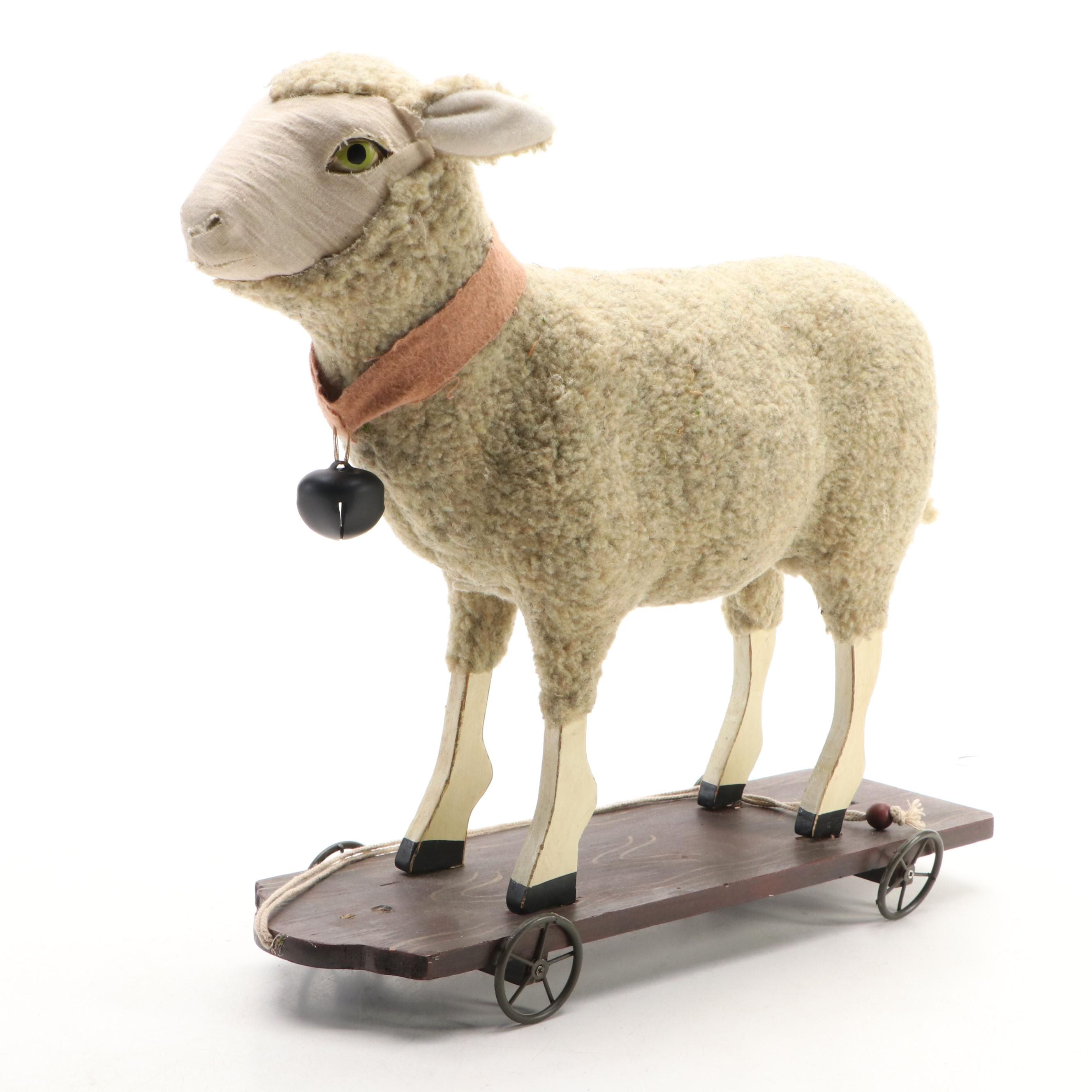 Ragon House Primitive Sheep Pull Toy