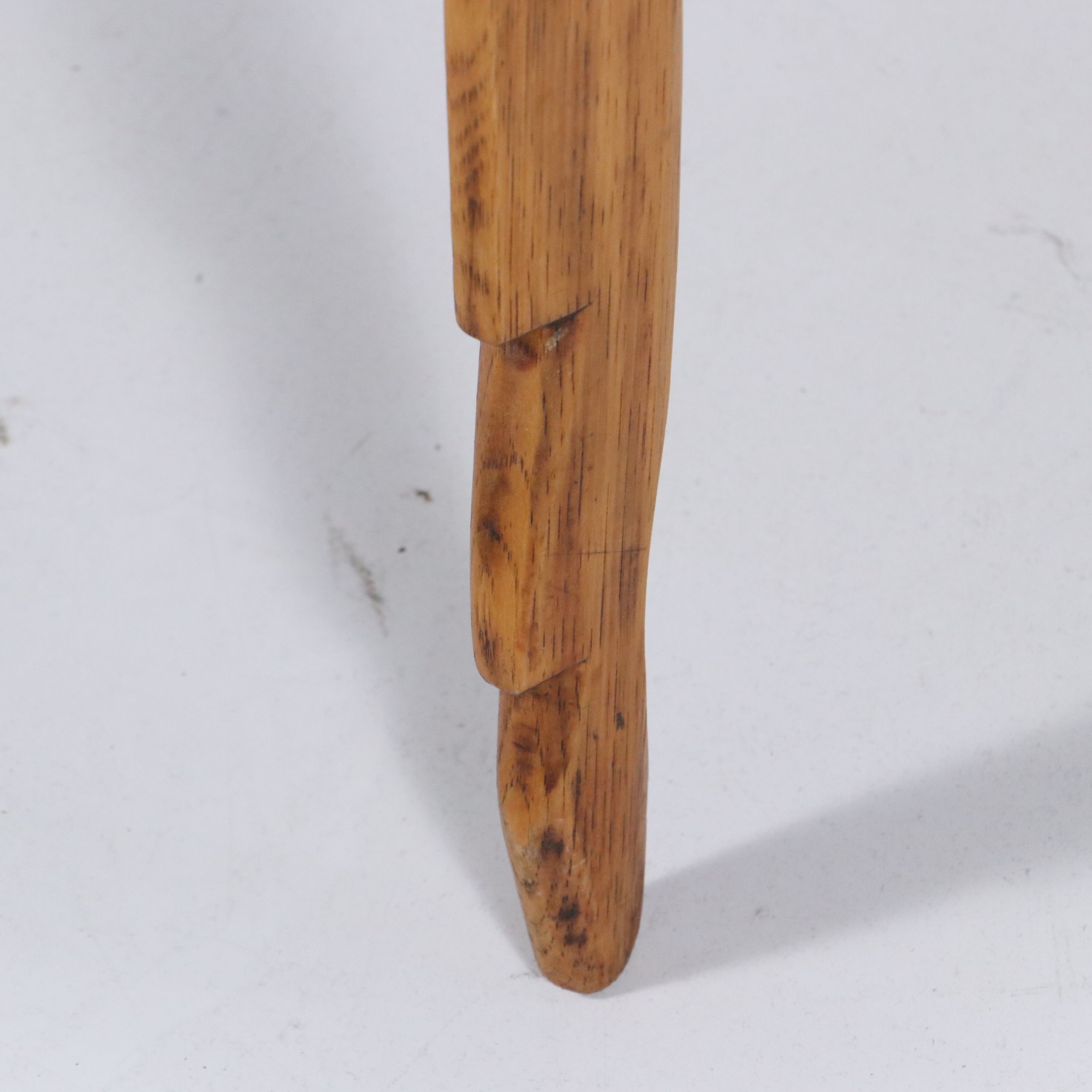 Pine Fireplace Bellows Form Coffee Table