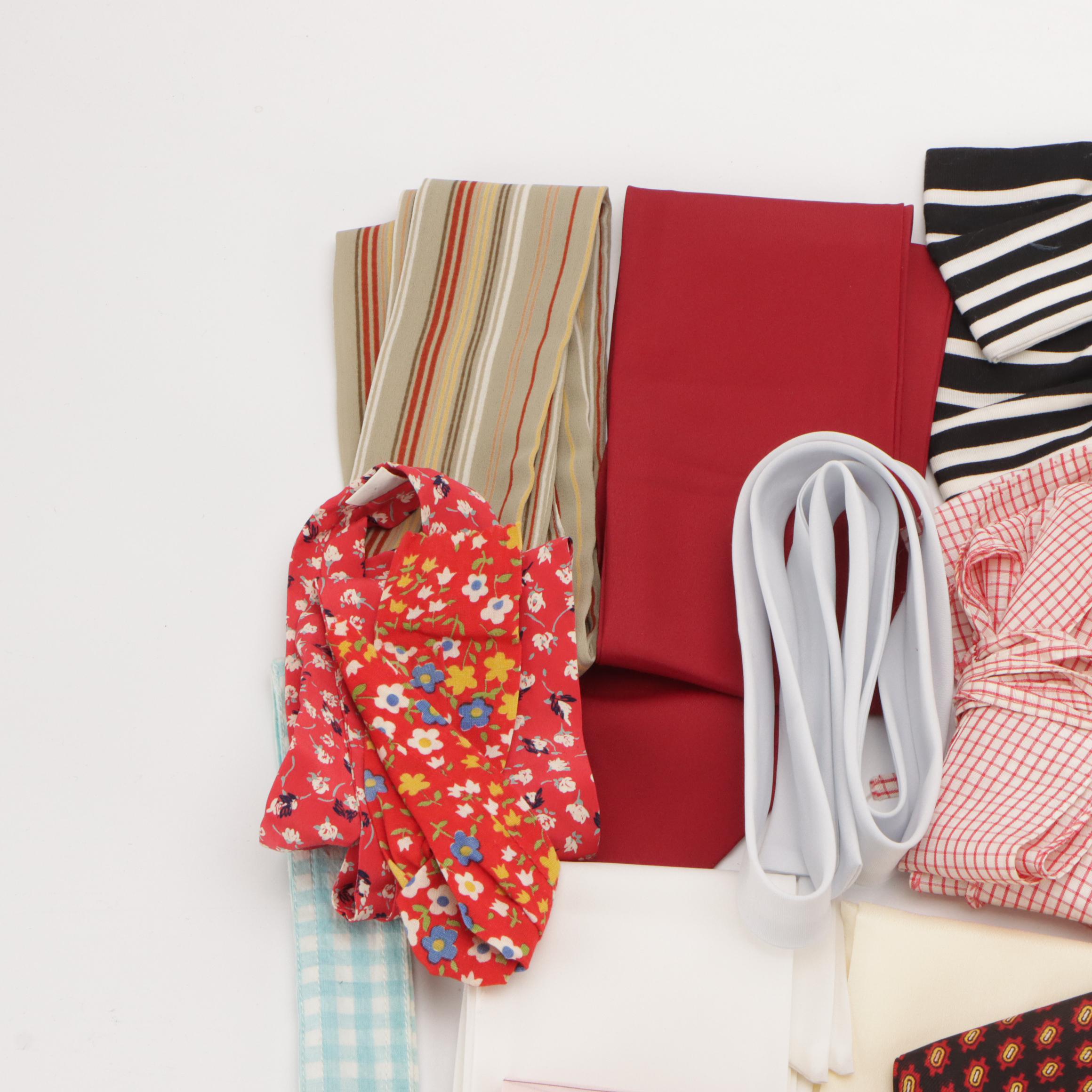 Carroll Reed Vintage Silk Ascots, Other Neck Scarves, Pocket Squares, and More