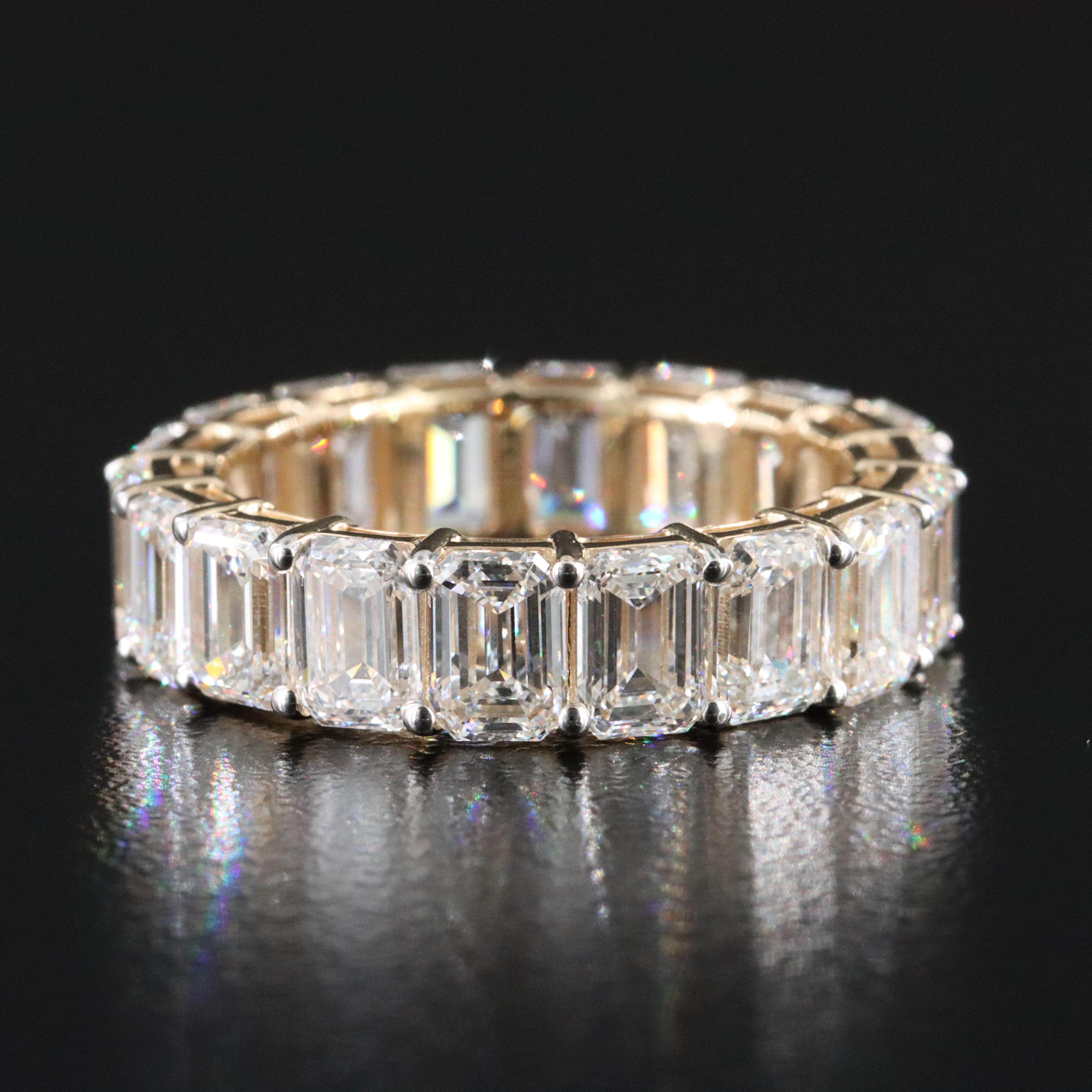 14K 7.78 CTW Lab Grown Diamond Eternity Band