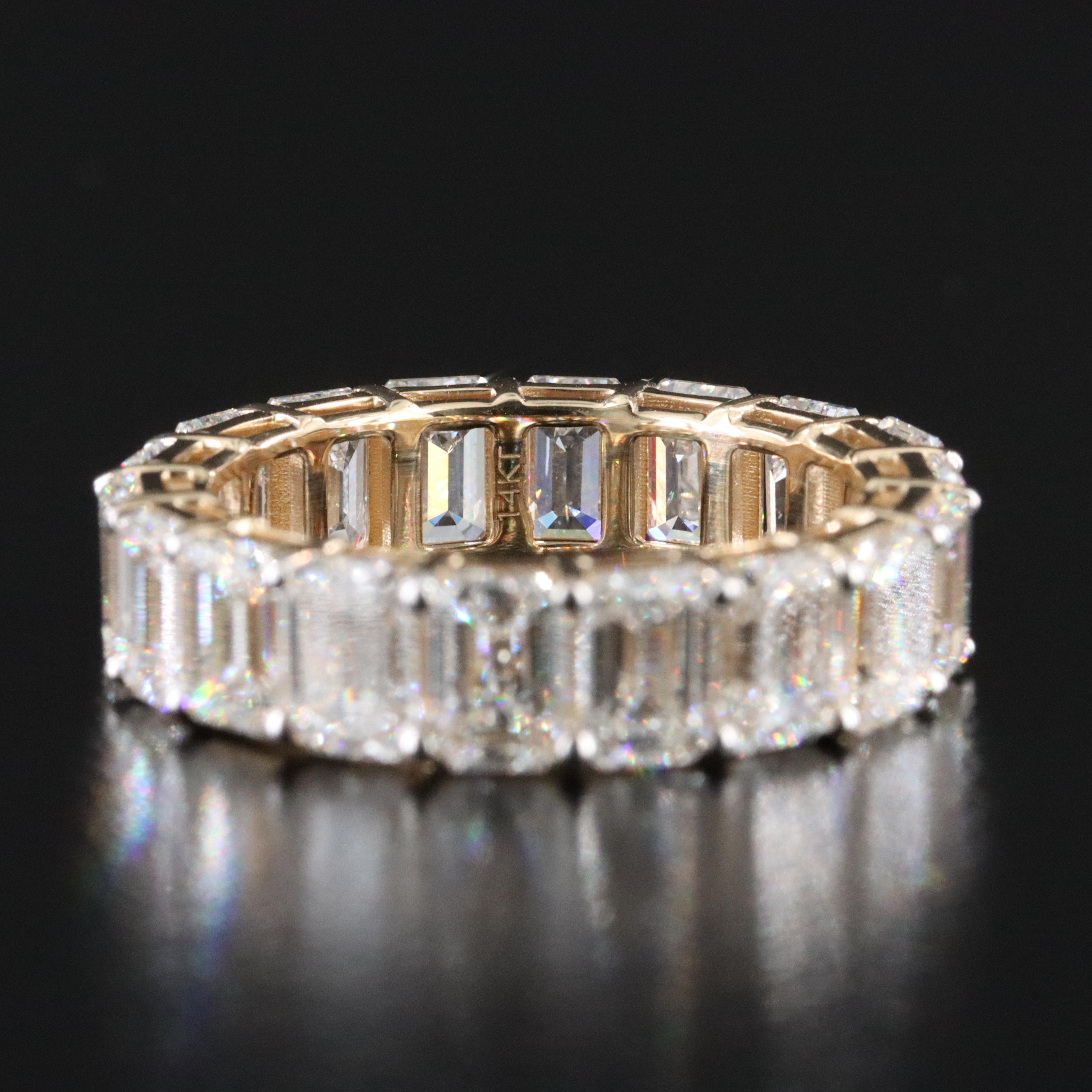 14K 7.78 CTW Lab Grown Diamond Eternity Band
