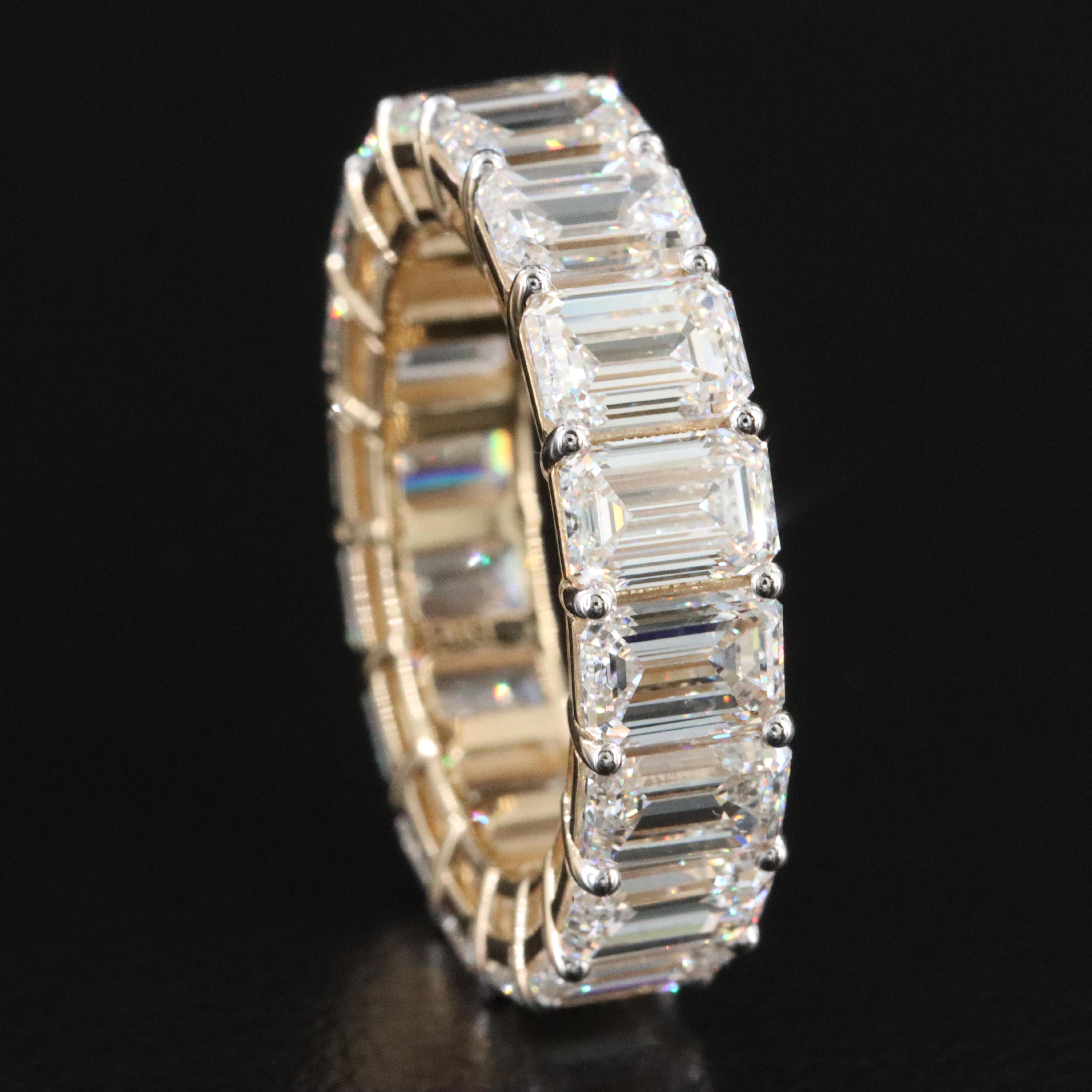 14K 10.07 CTW Lab Grown Diamond Eternity Band