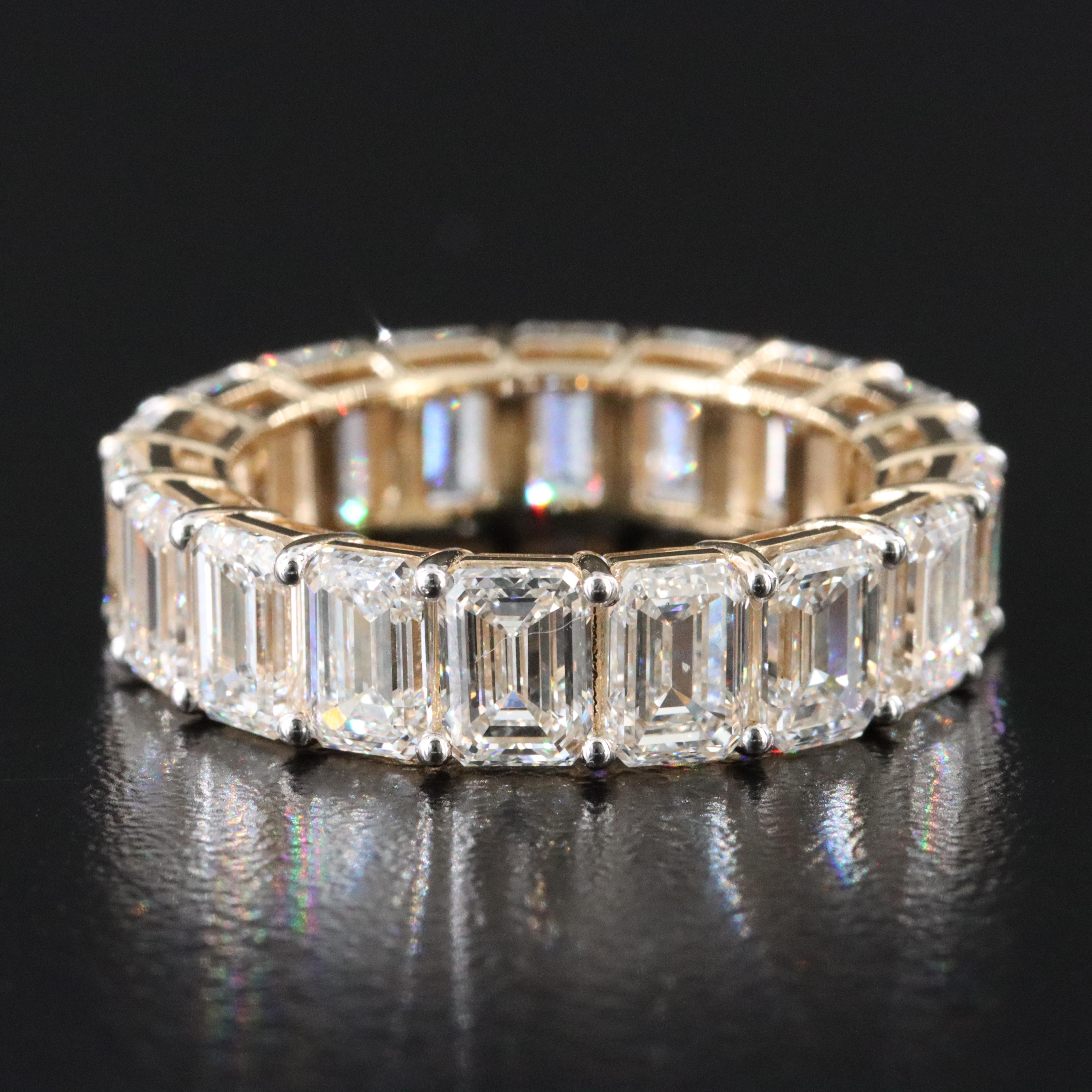14K 10.07 CTW Lab Grown Diamond Eternity Band