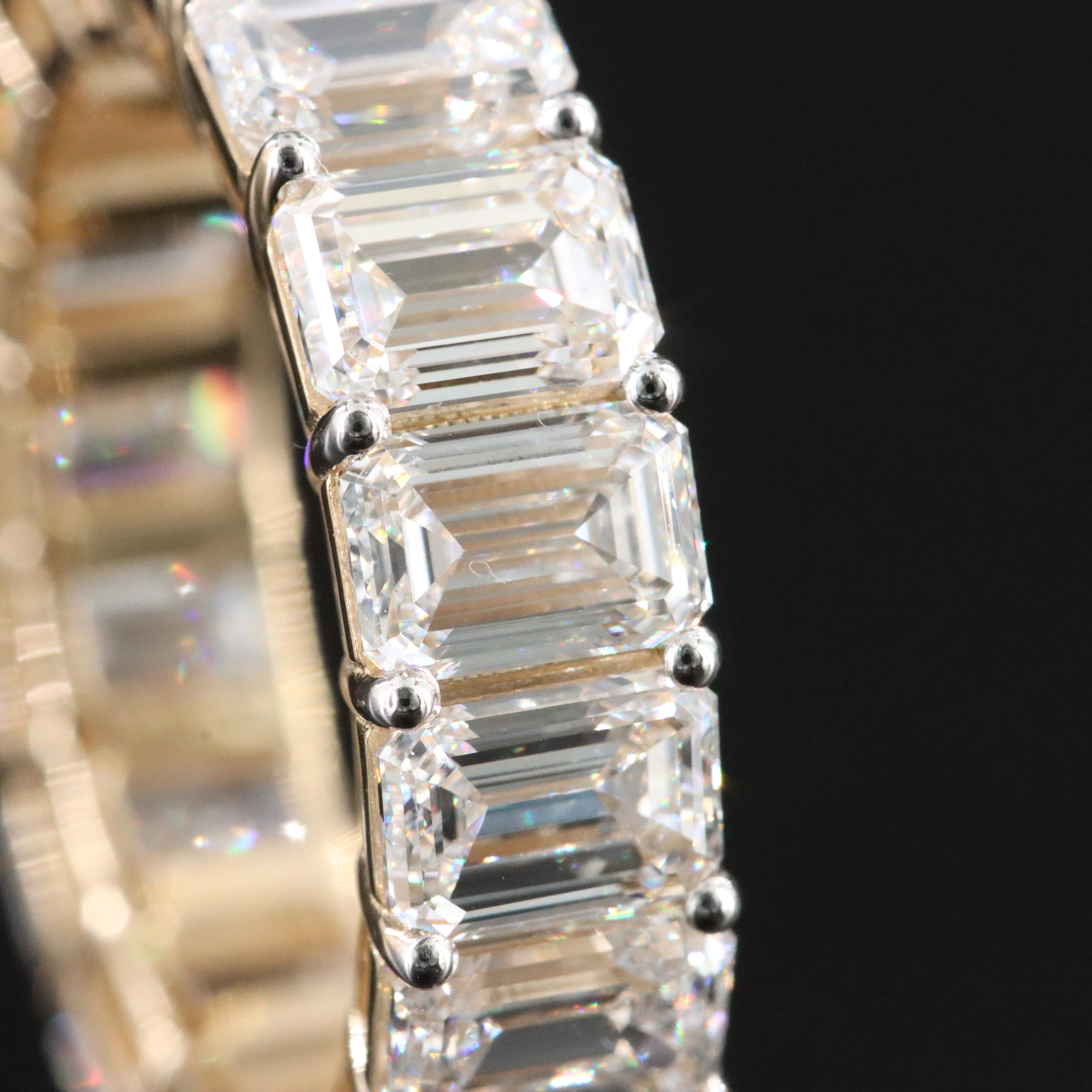 14K 10.07 CTW Lab Grown Diamond Eternity Band