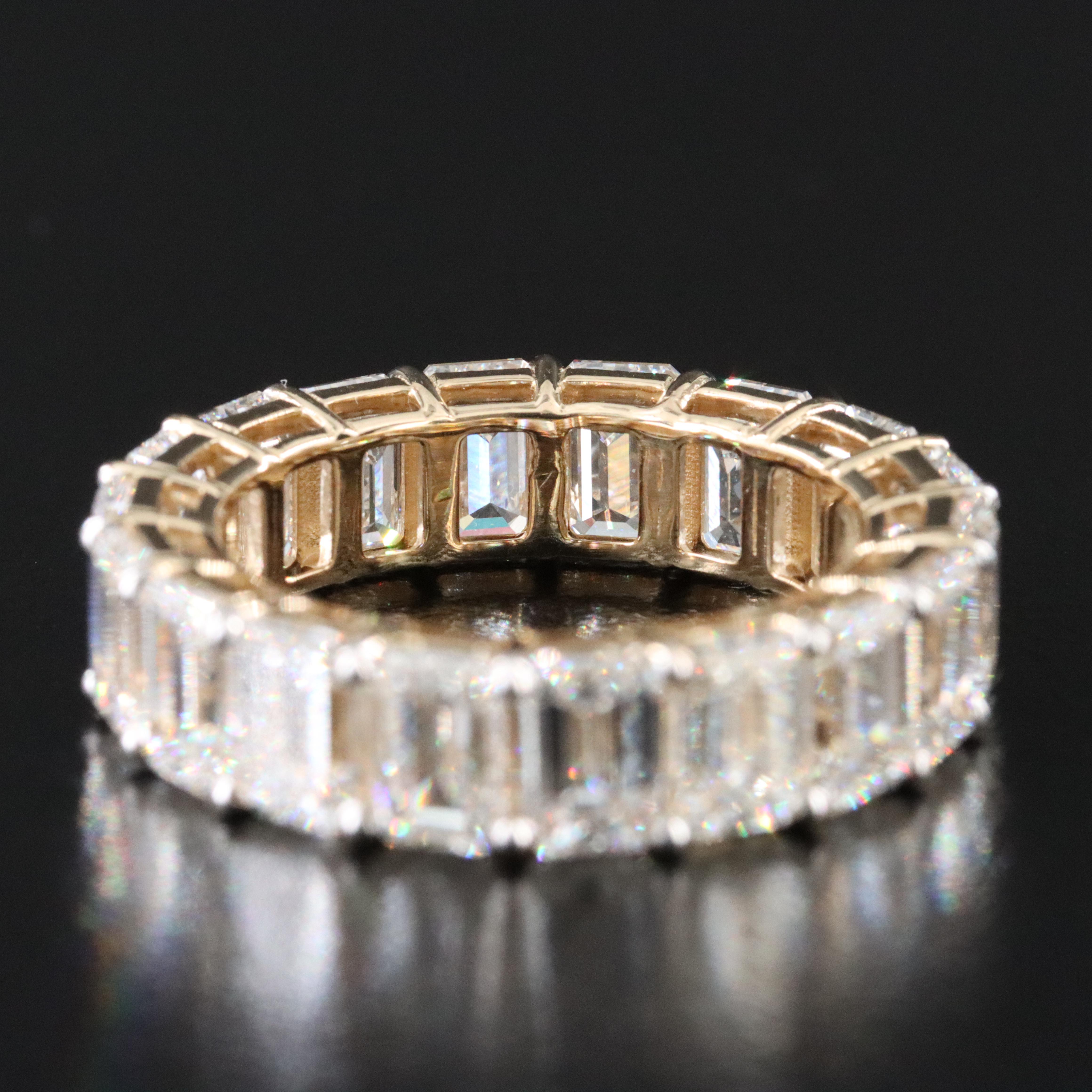 14K 10.07 CTW Lab Grown Diamond Eternity Band