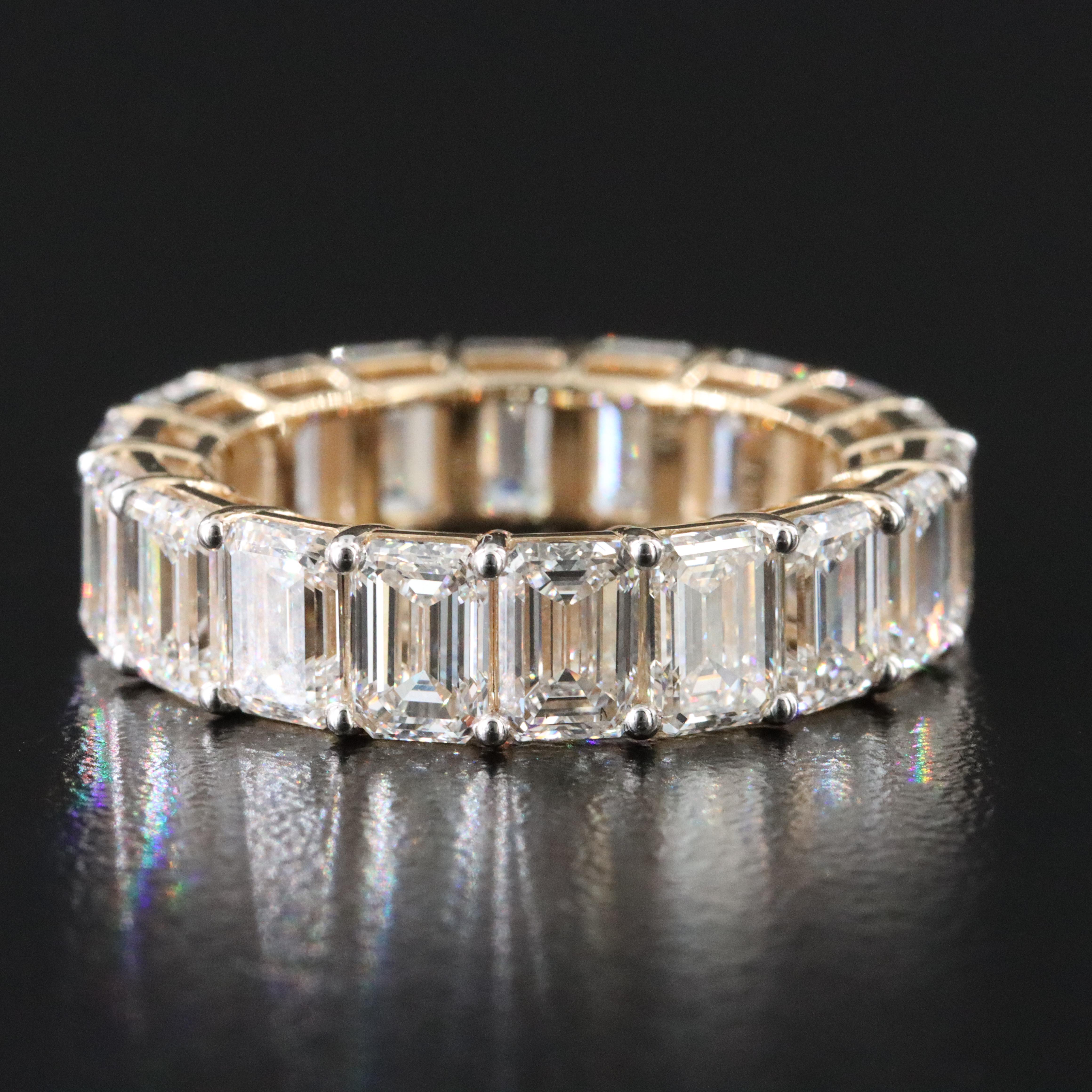 14K 10.07 CTW Lab Grown Diamond Eternity Band