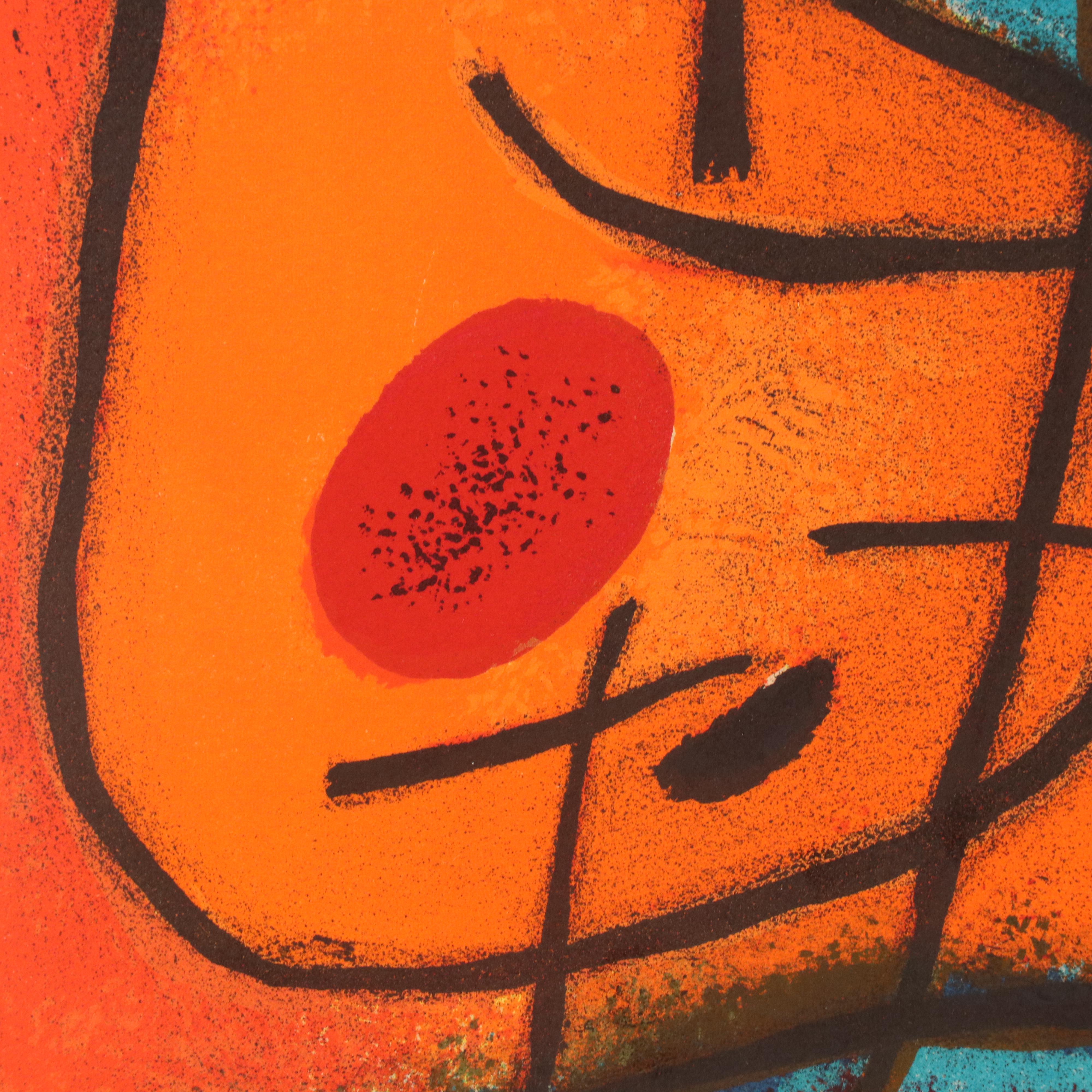 Gustave Singier Modern Lithograph "Bathers," 1969