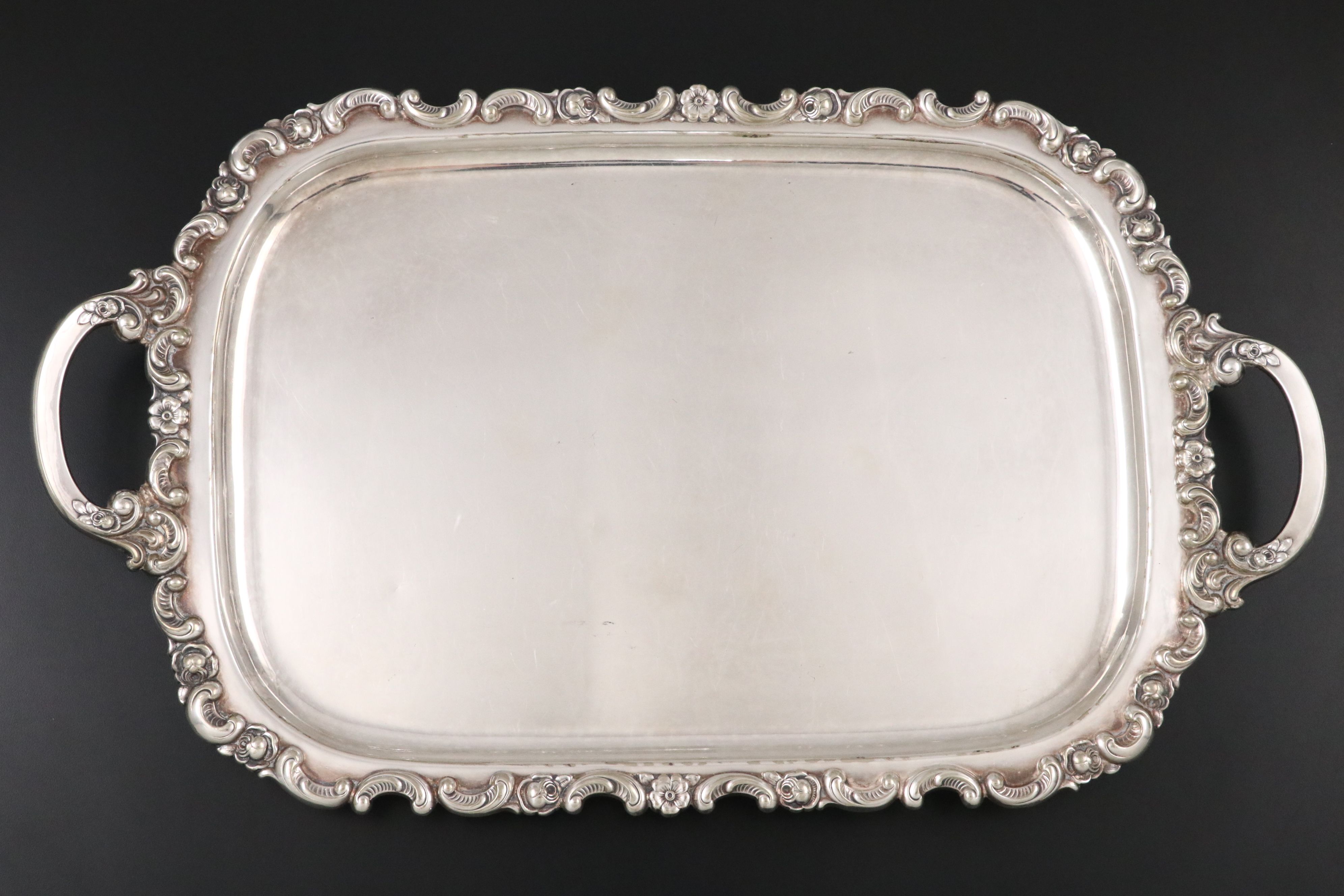 Spritzer & Fuhrmann Victorian Style Tea and Coffee Set with Tray, 20th Century