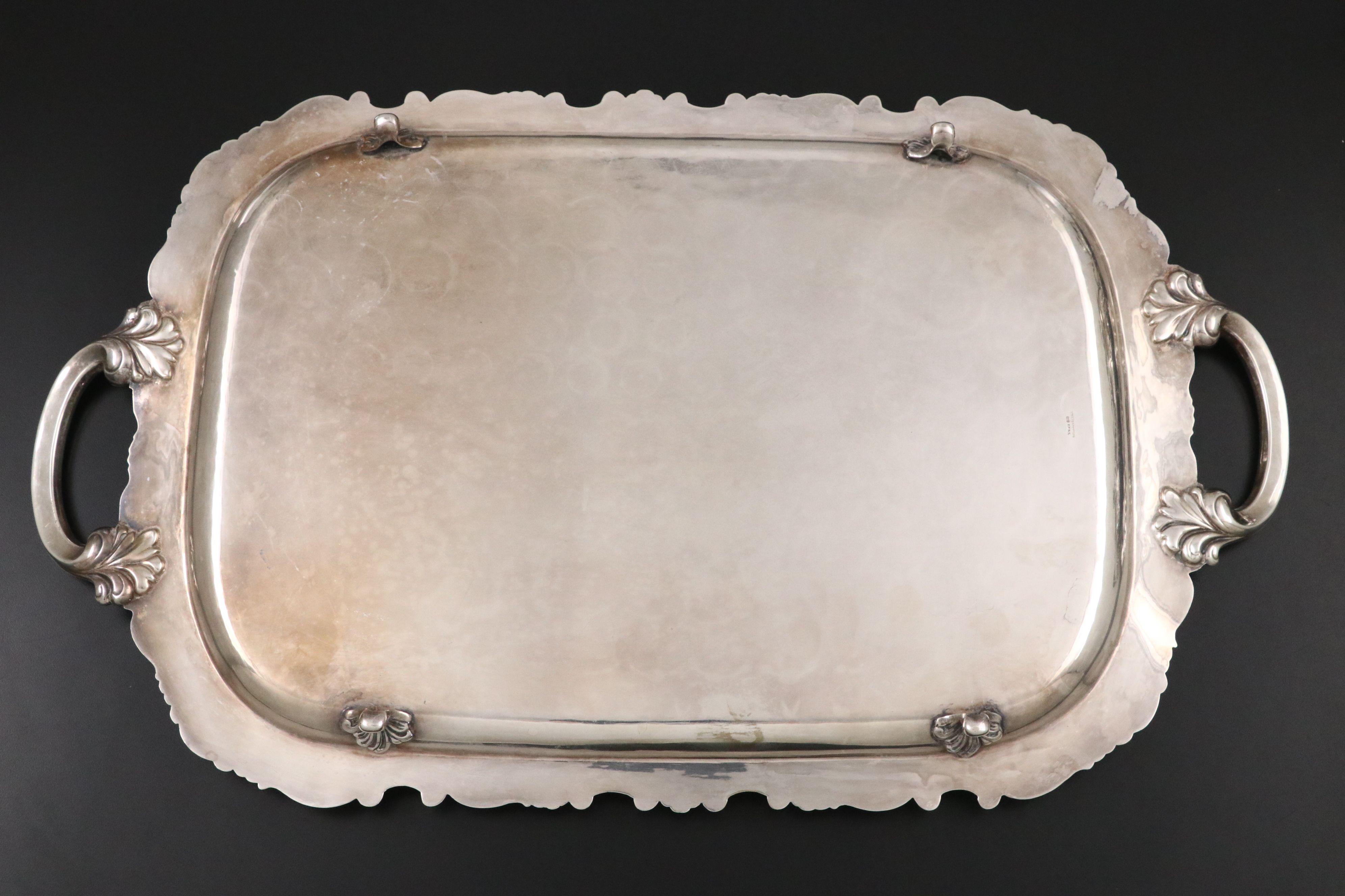 Spritzer & Fuhrmann Victorian Style Tea and Coffee Set with Tray, 20th Century