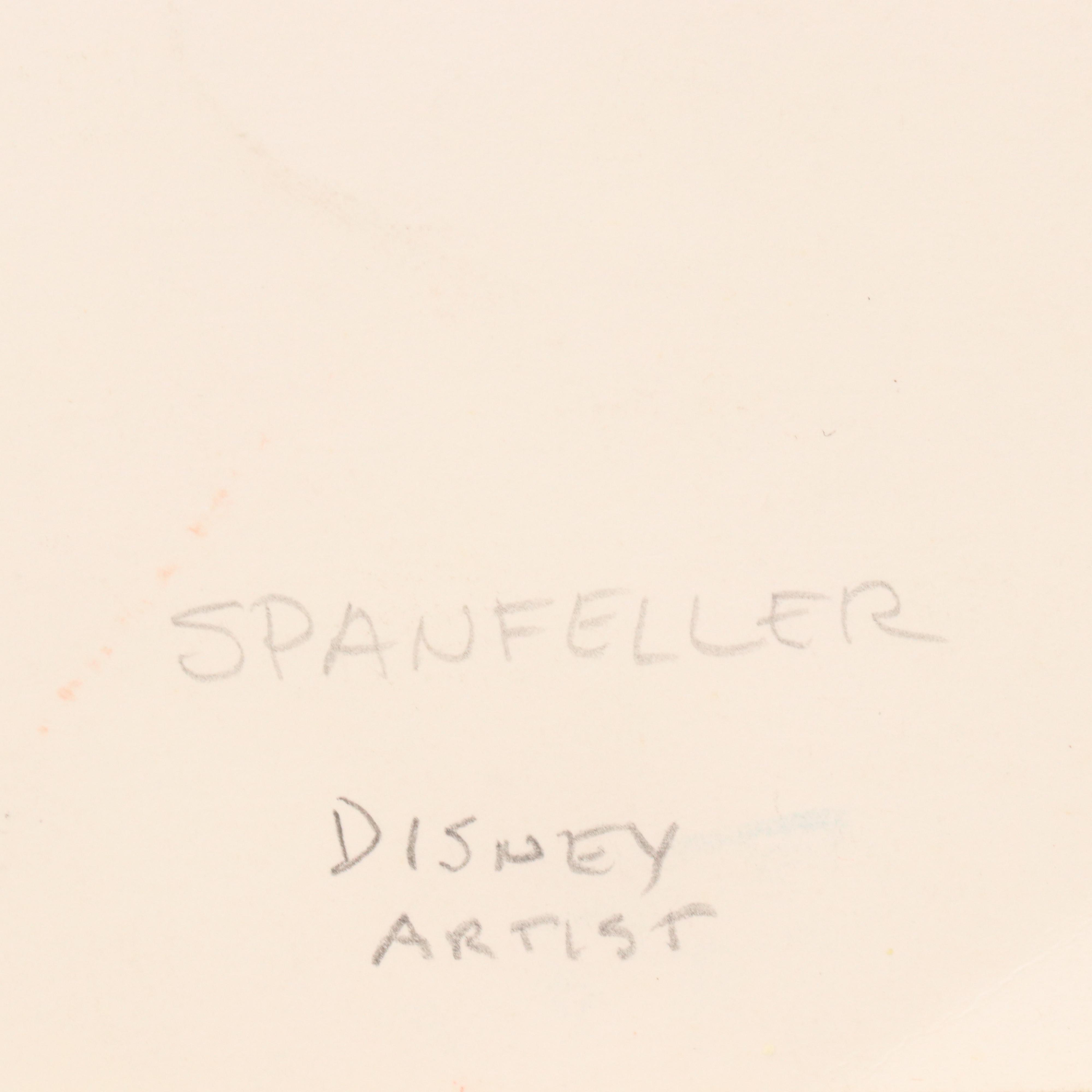 Lithograph of Nude Figure