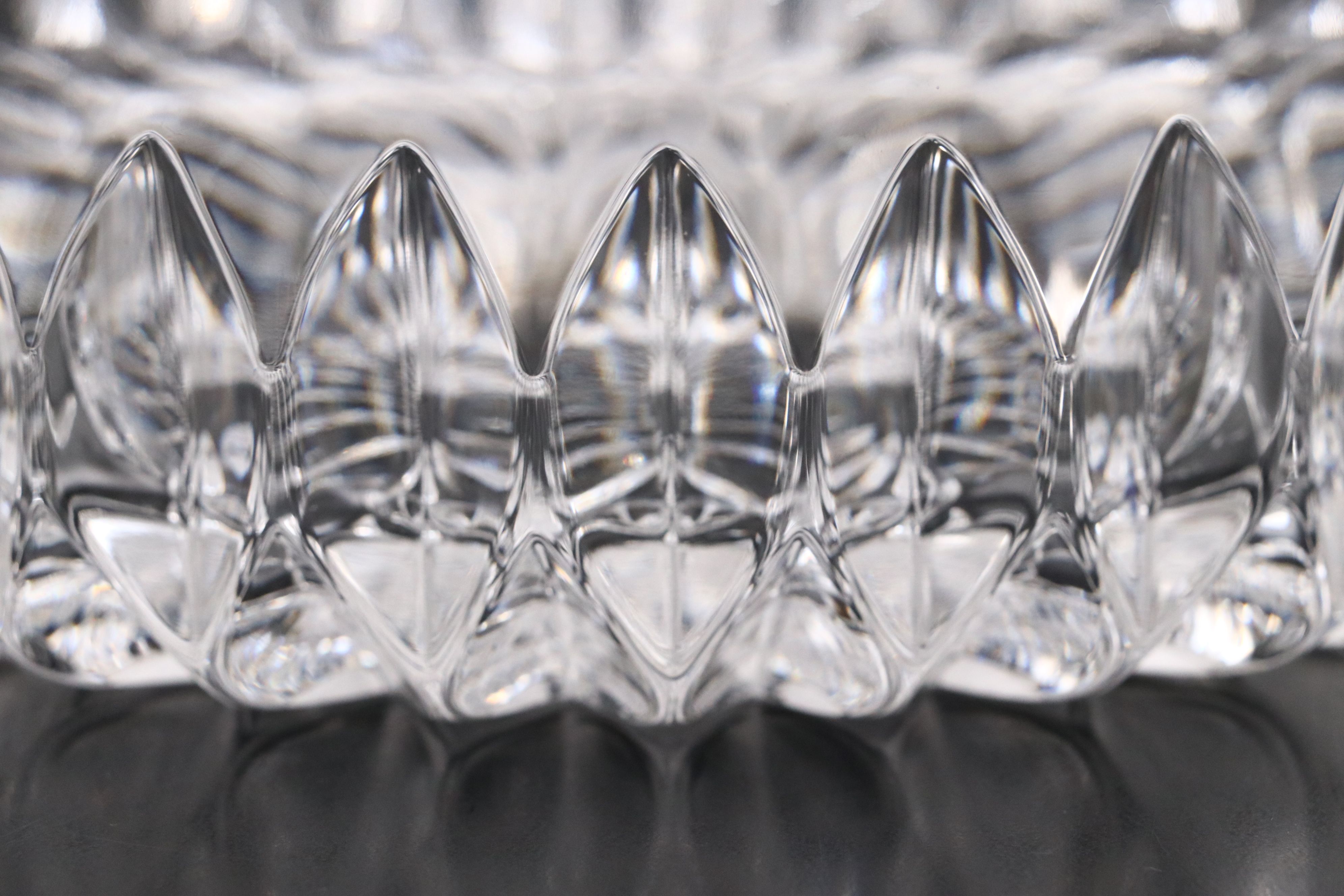 Gorham "Althea" Cut Crystal Bowls with Indiana Glass "Concord" Candy Dish