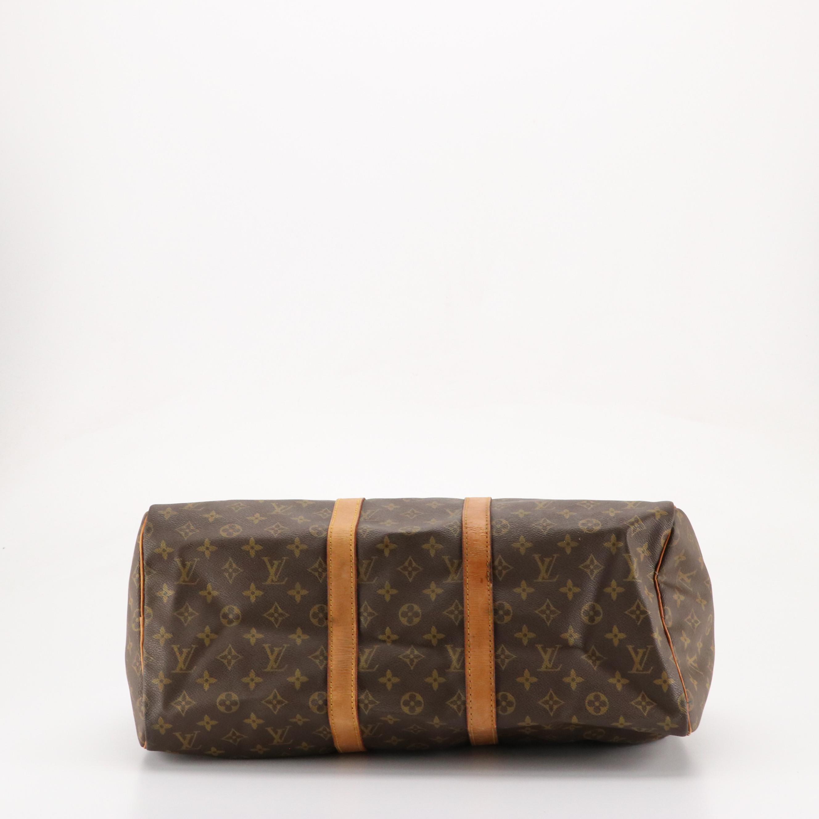 Louis Vuitton Keepall 45 in Monogram Canvas and Vachetta Leather, 1970s