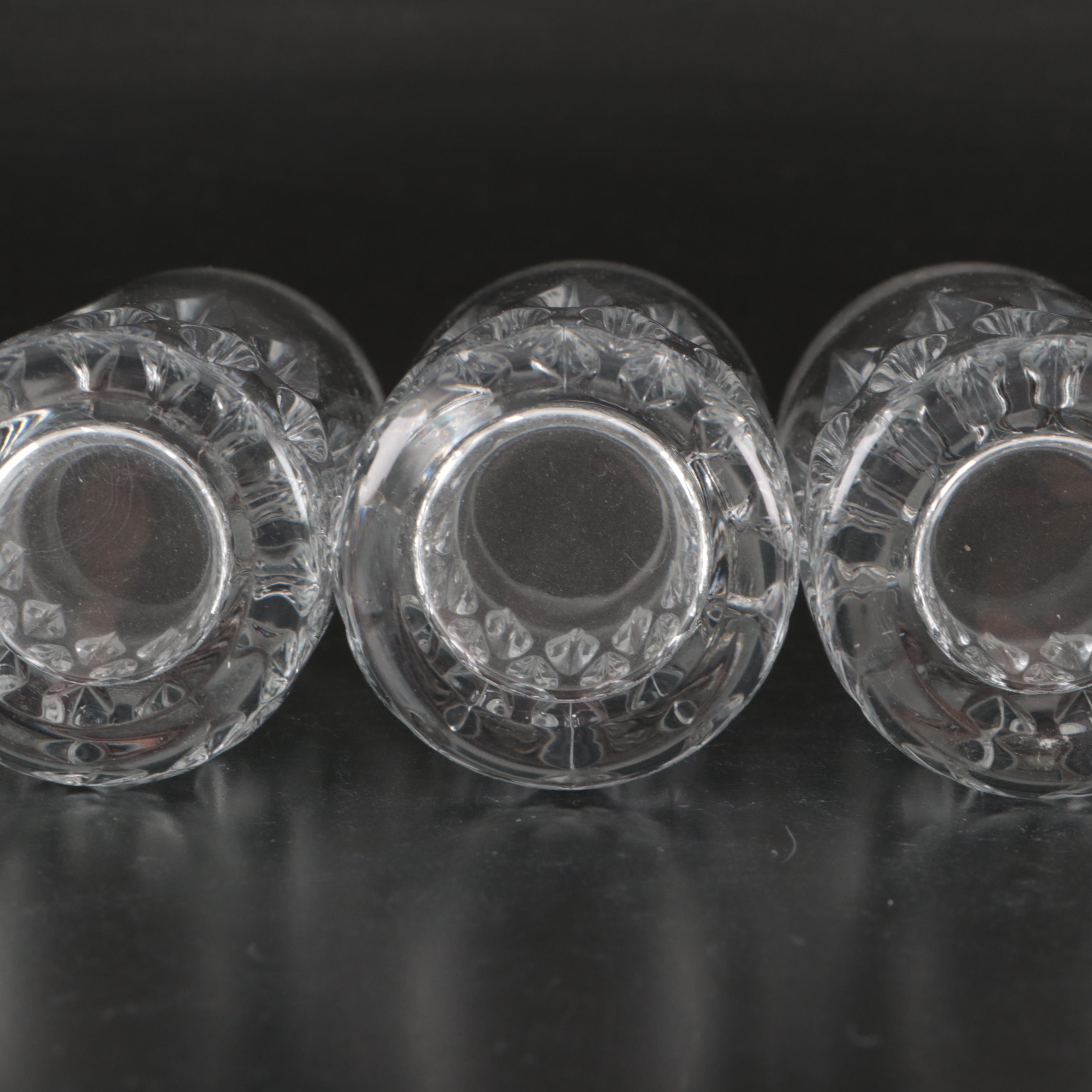 Nachtmann "Helena" Old Fashioned and Highball with Val St Lambert Glasses